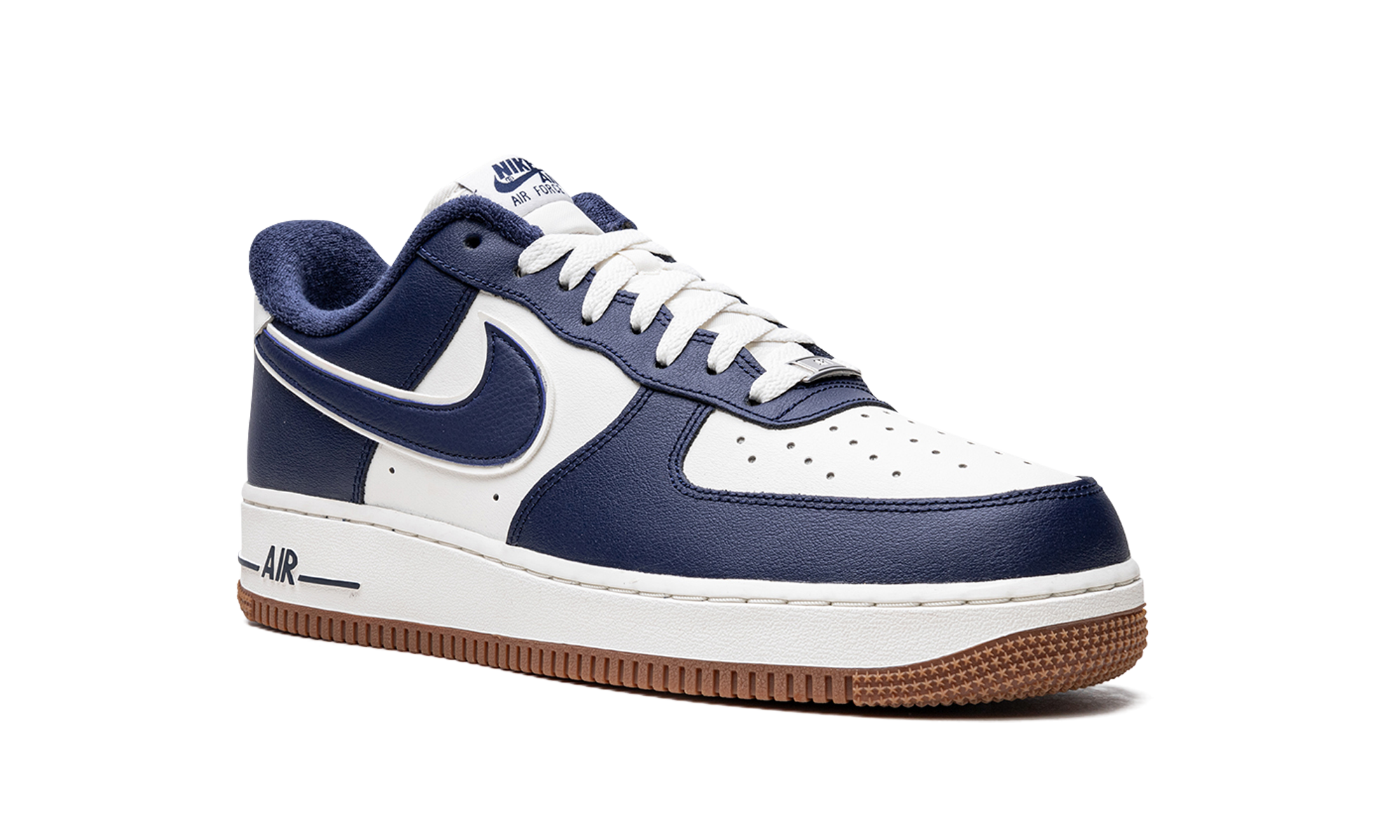 nike air force 1 low college pack midnight navy+DQ7659-101+diagnol right view