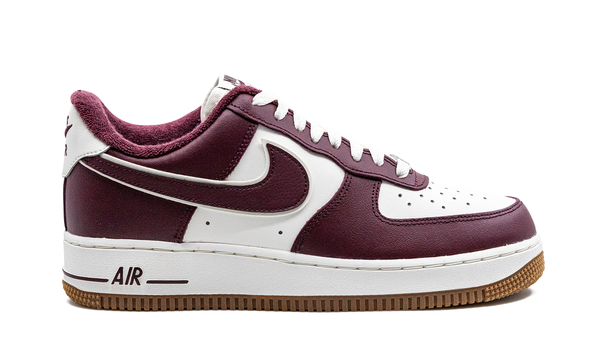 nike air force 1 low college pack night maroon+DQ7659-102+right view