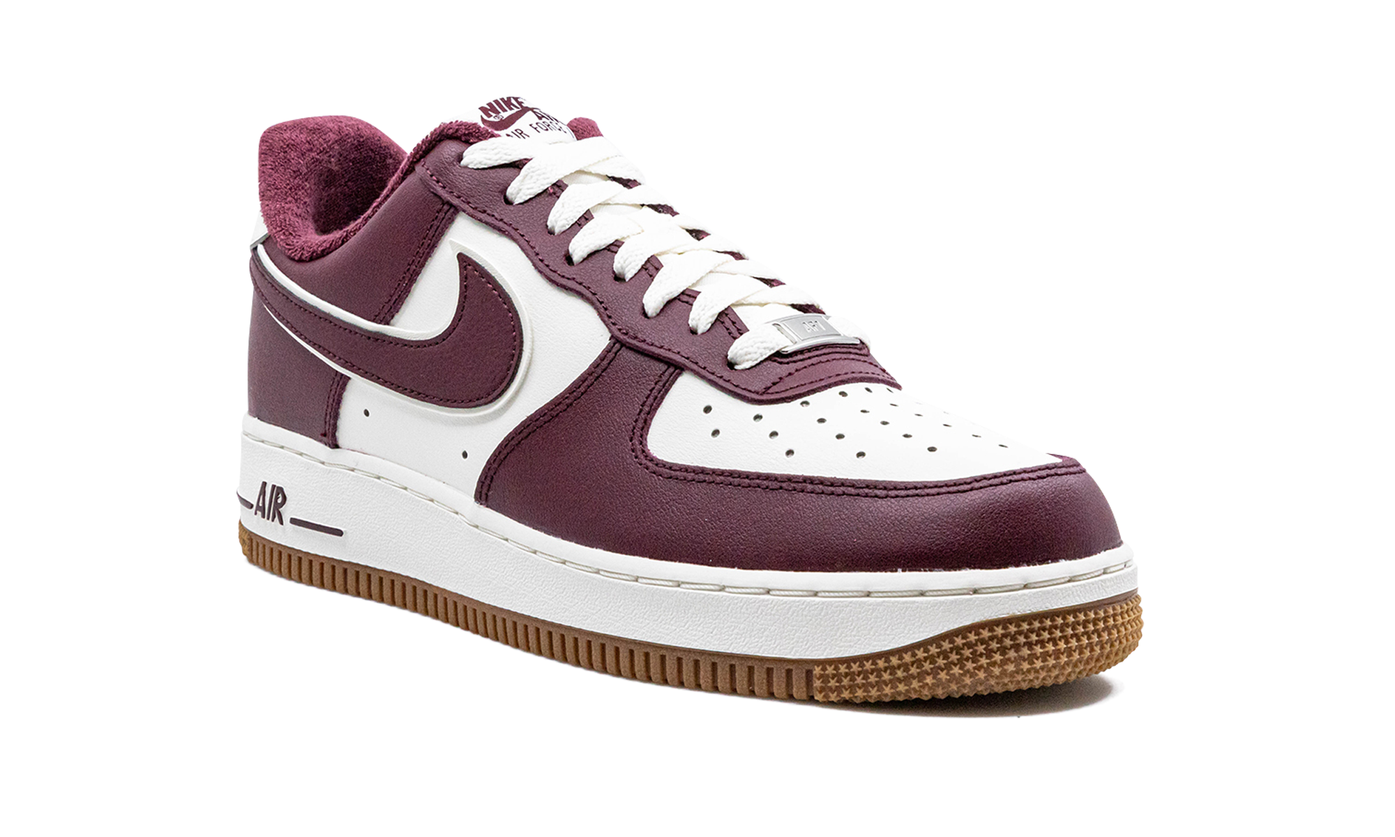 nike air force 1 low college pack night maroon+DQ7659-102+diagnol right view