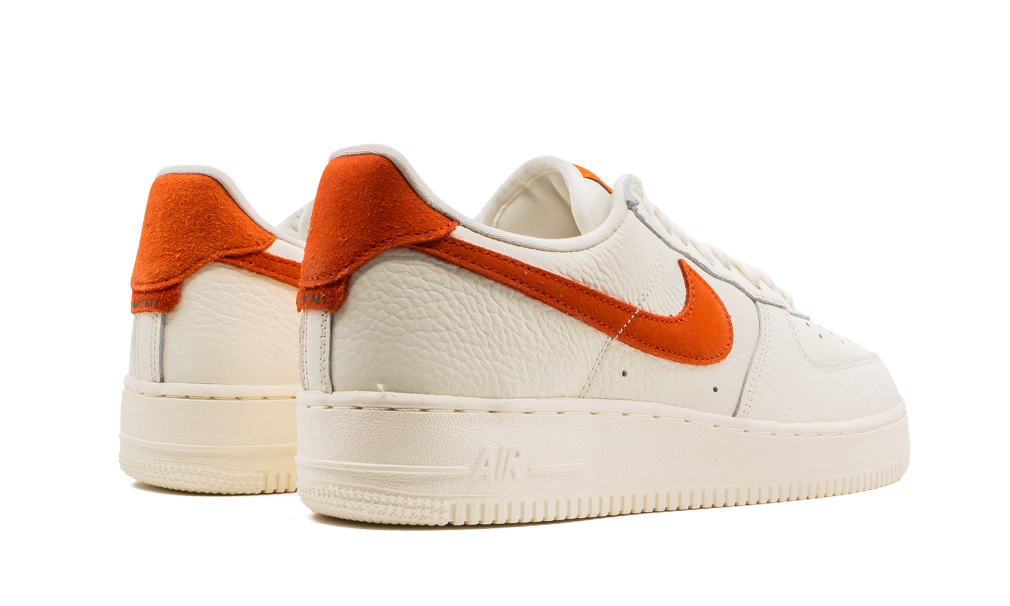 nike air force 1 low craft mantra orange+CV1755-100+diagnol right behind view