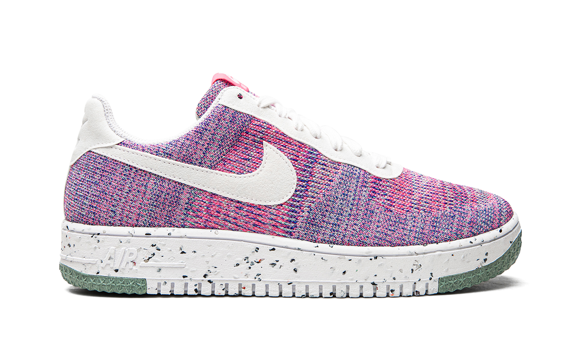 nike air force 1 low crater flyknit fuchsia glow women s+DC7273-500+right view