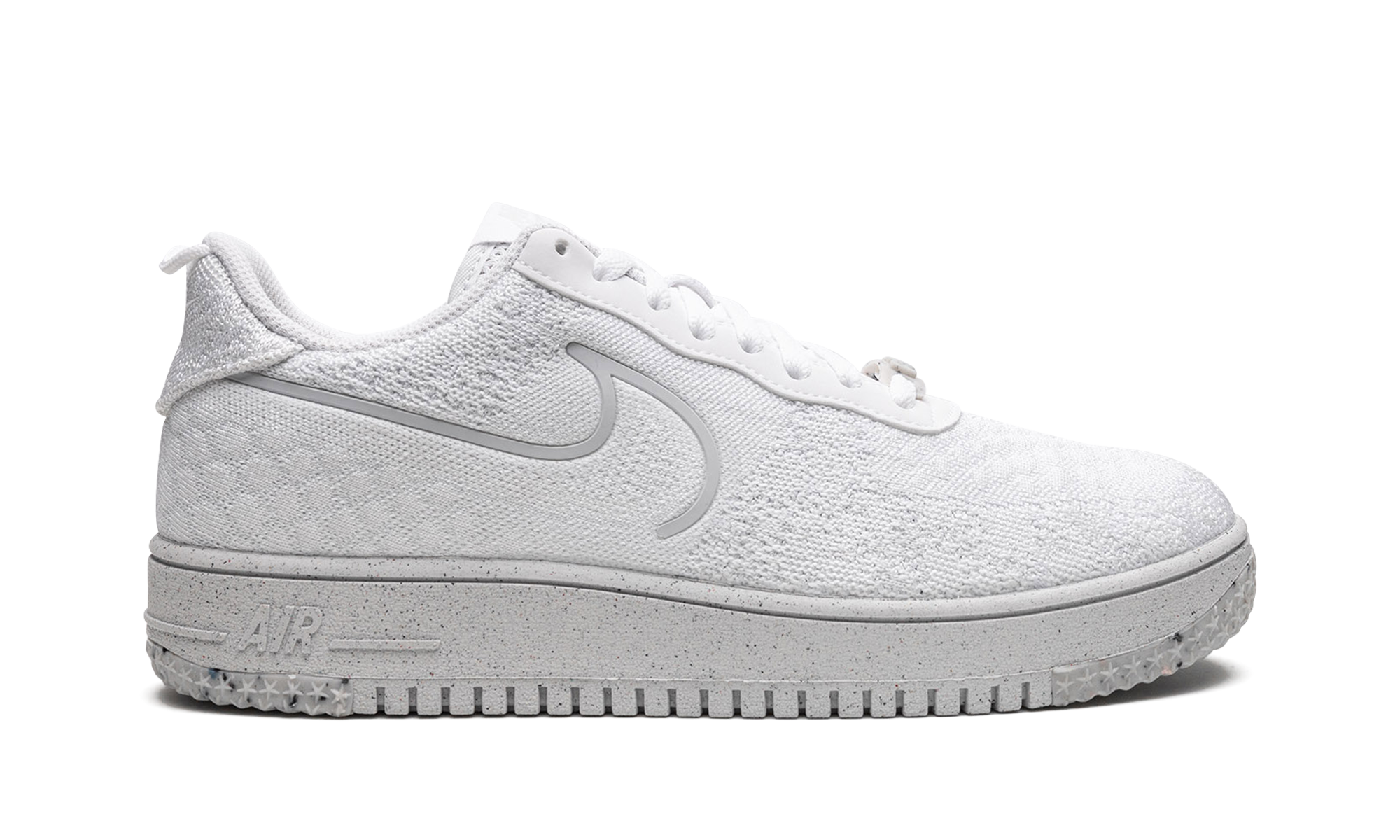 nike air force 1 low crater flyknit white platinum tint+DM0590-100+right view
