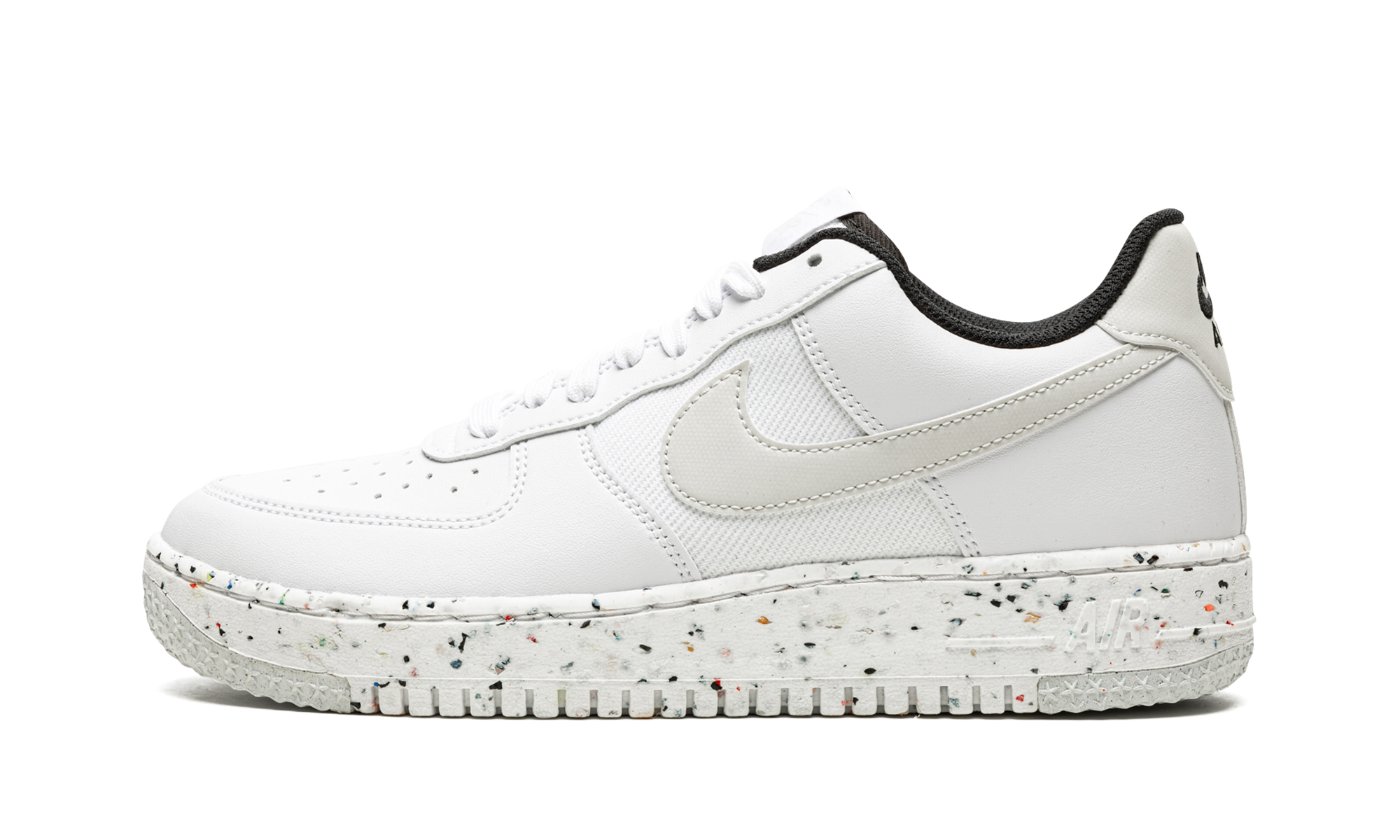 nike air force 1 low crater next nature white speckled sole+DH8083-100+diagnol right view 1
