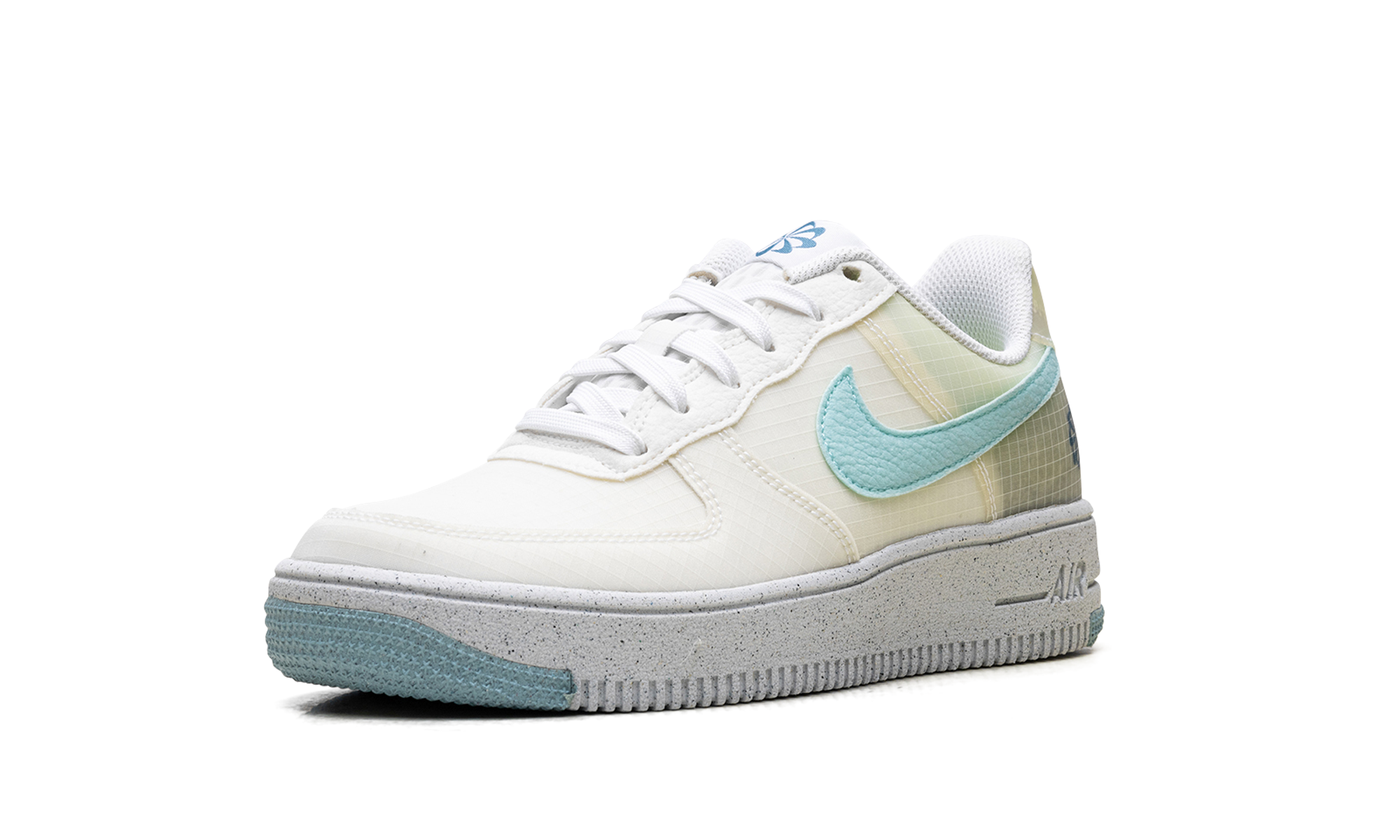 nike air force 1 low crater white copa gs+DC9326-100+left diagnol single view