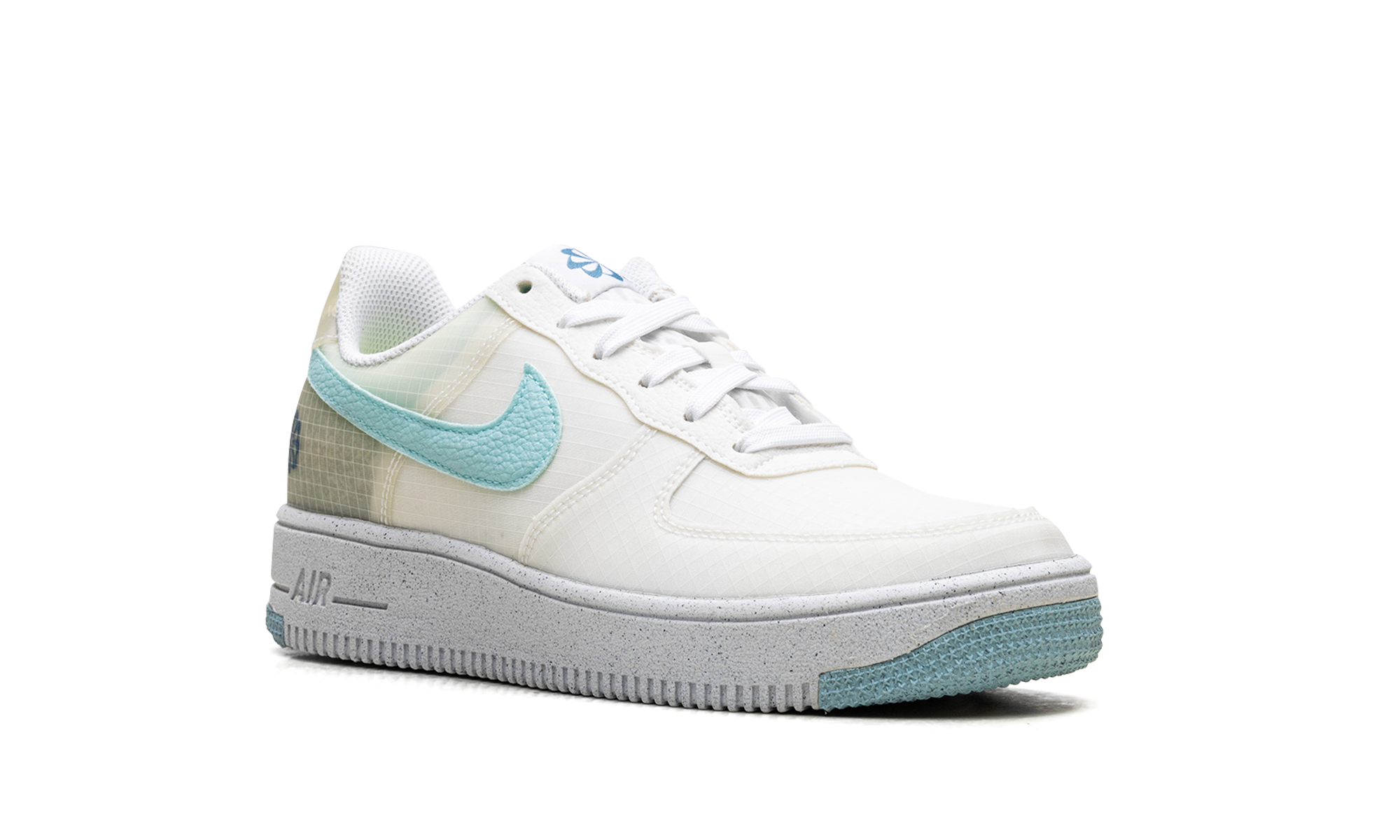 nike air force 1 low crater white copa gs+DC9326-100+diagnol right view