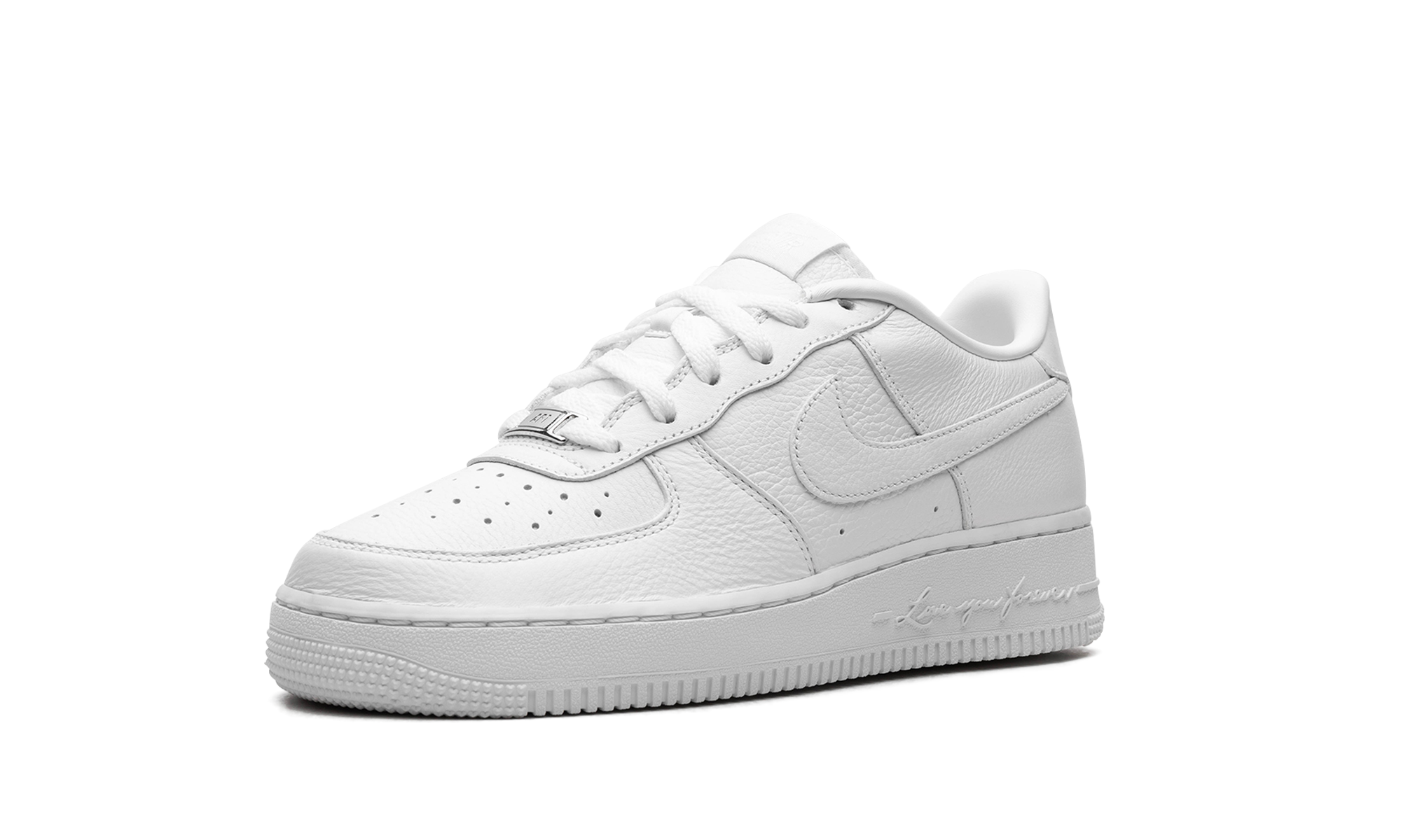nike air force 1 low drake nocta certified lover boy gs+FV9918-100+left diagnol single view