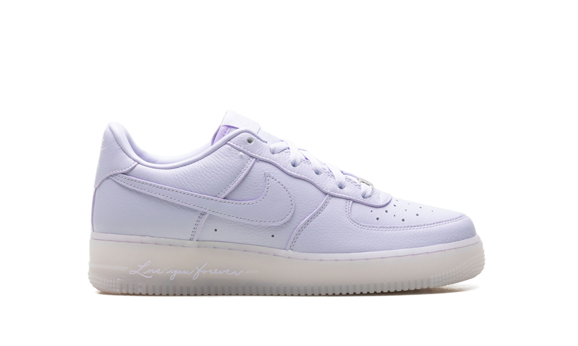 nike air force 1 low drake nocta certified lover boy palest purple gs+HQ1772-500+right view