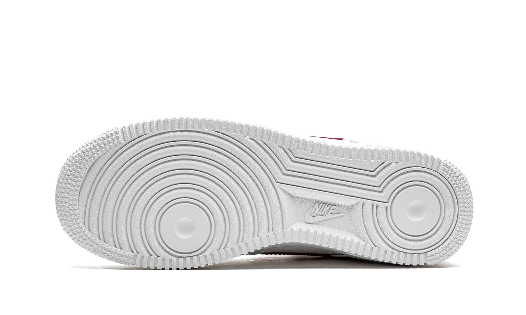 nike air force 1 low essential gym red mini swoosh women s+CZ0270-104+bottom view