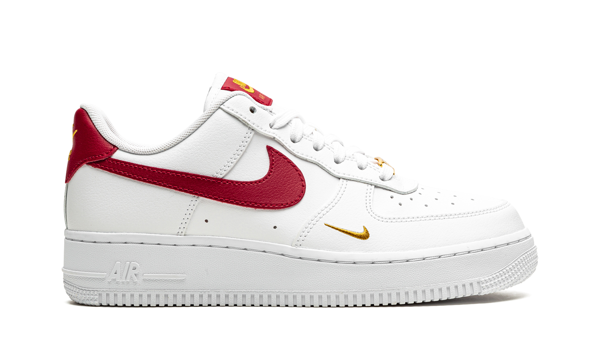 nike air force 1 low essential gym red mini swoosh women s+CZ0270-104+right view