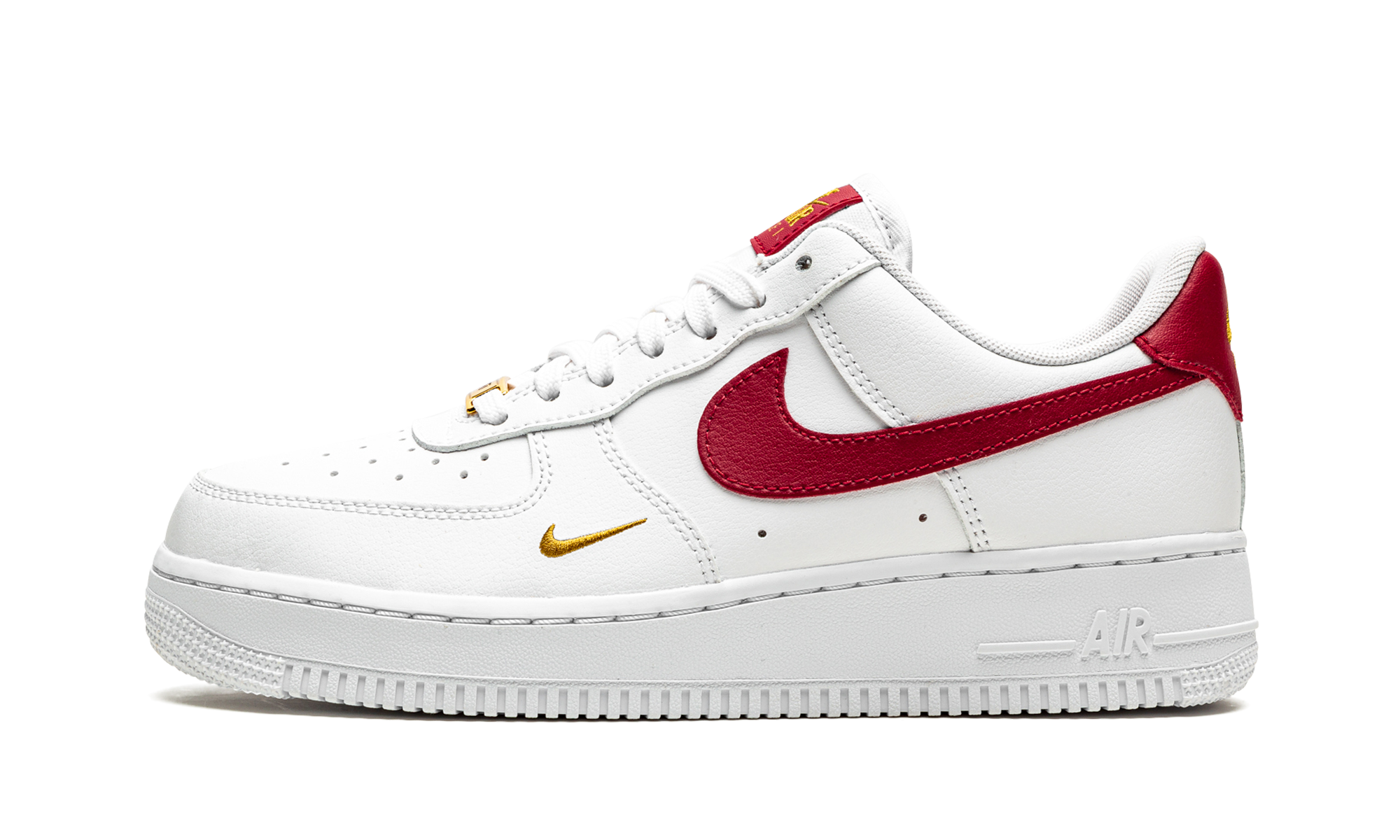 nike air force 1 low essential gym red mini swoosh women s+CZ0270-104+diagnol right view 1