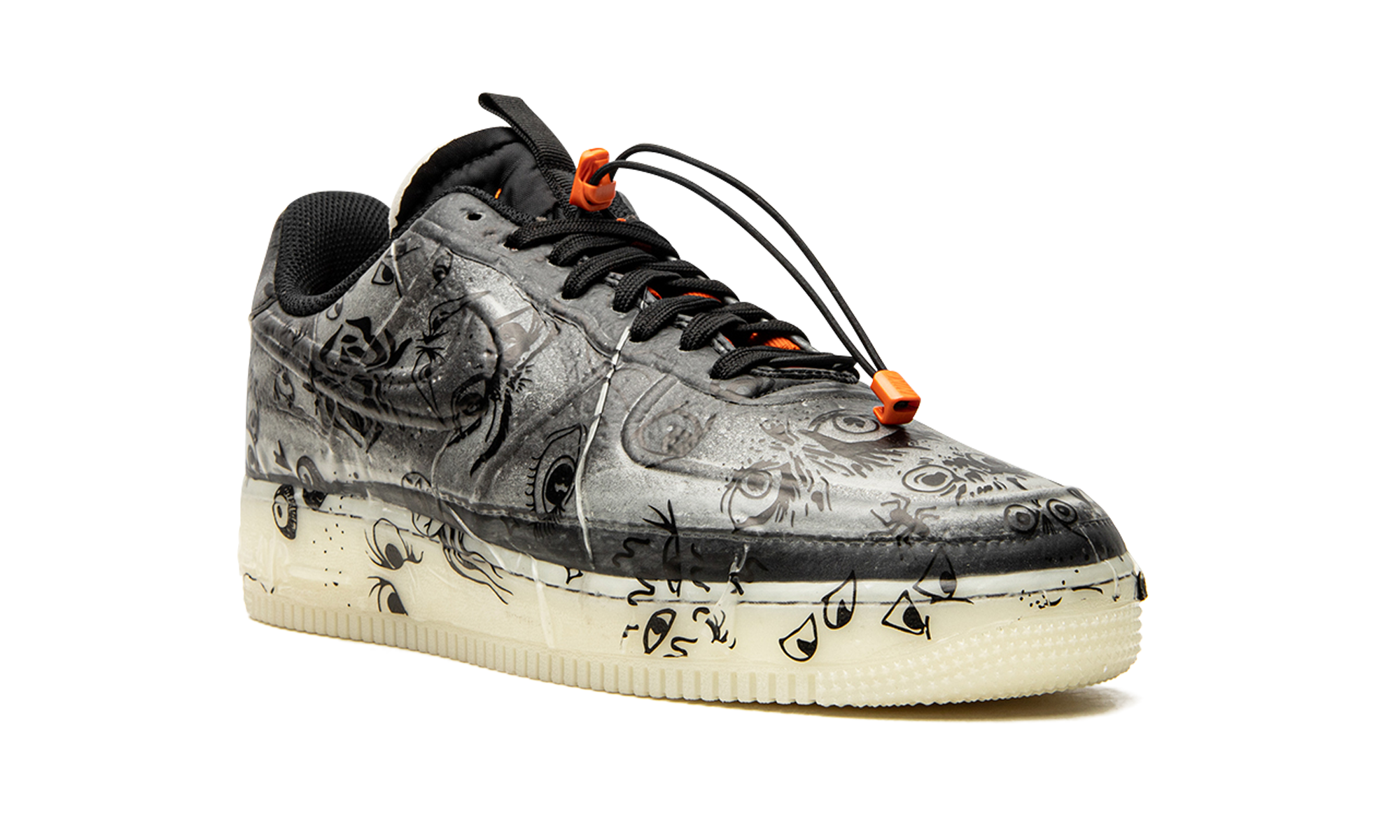 nike air force 1 low experimental halloween+DC8904-001+diagnol right view