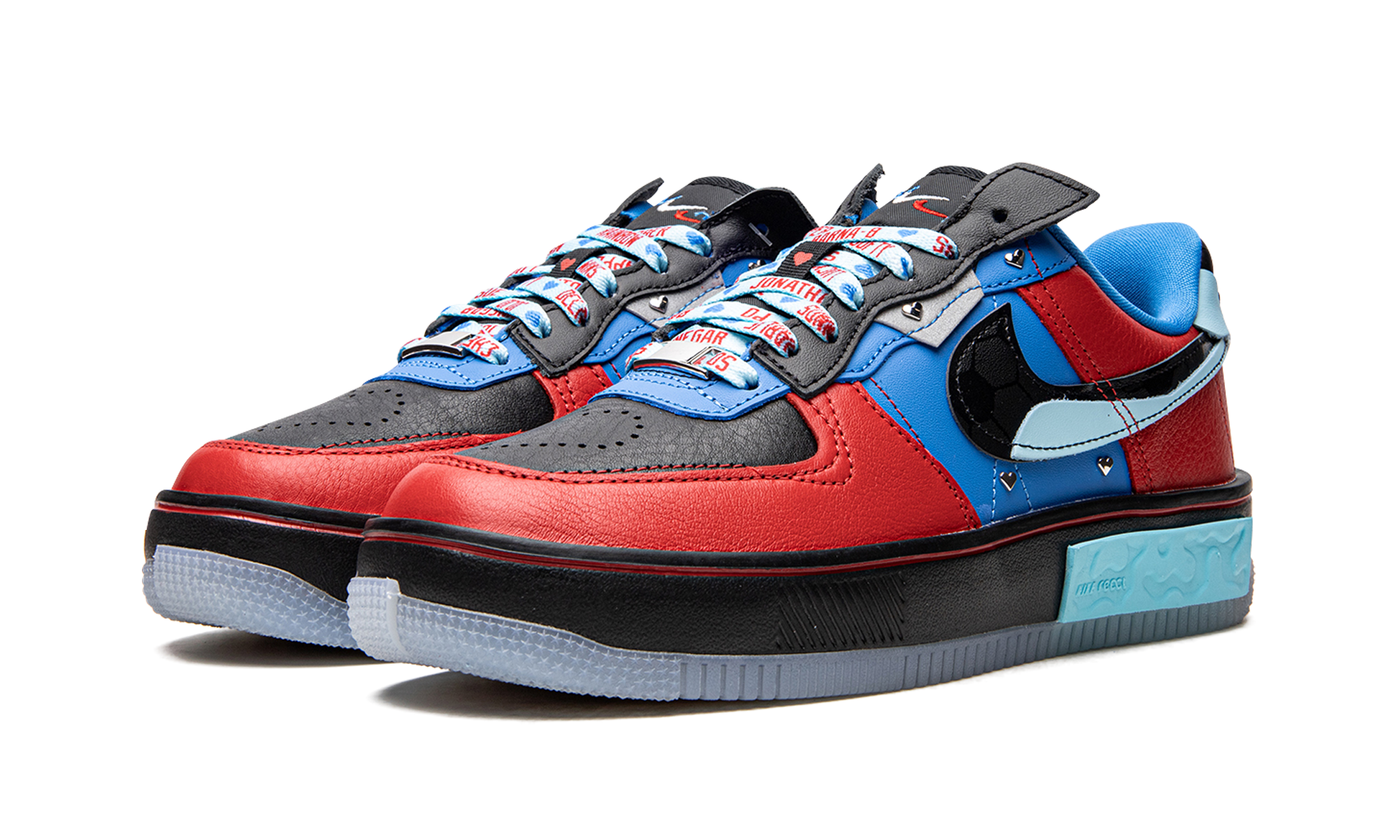 nike air force 1 low fontanka doernbecher cidni+DR6259-600+diagnol left view