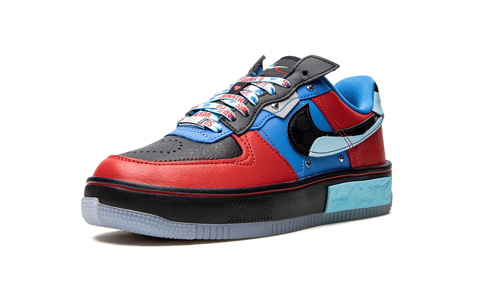 nike air force 1 low fontanka doernbecher cidni+DR6259-600+left diagnol single view