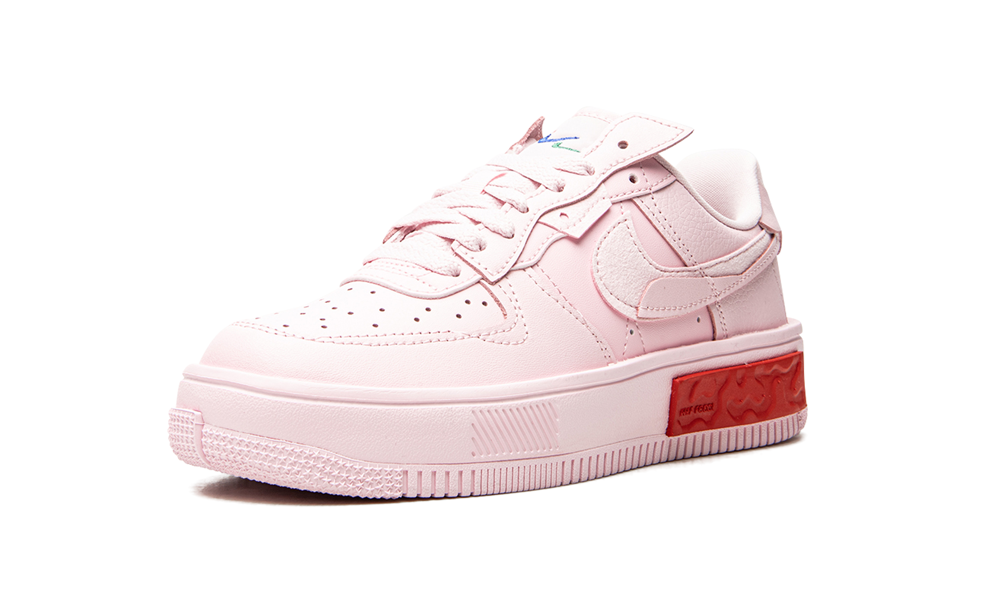 nike air force 1 low fontanka foam pink women s+DA7024-600+left diagnol single view