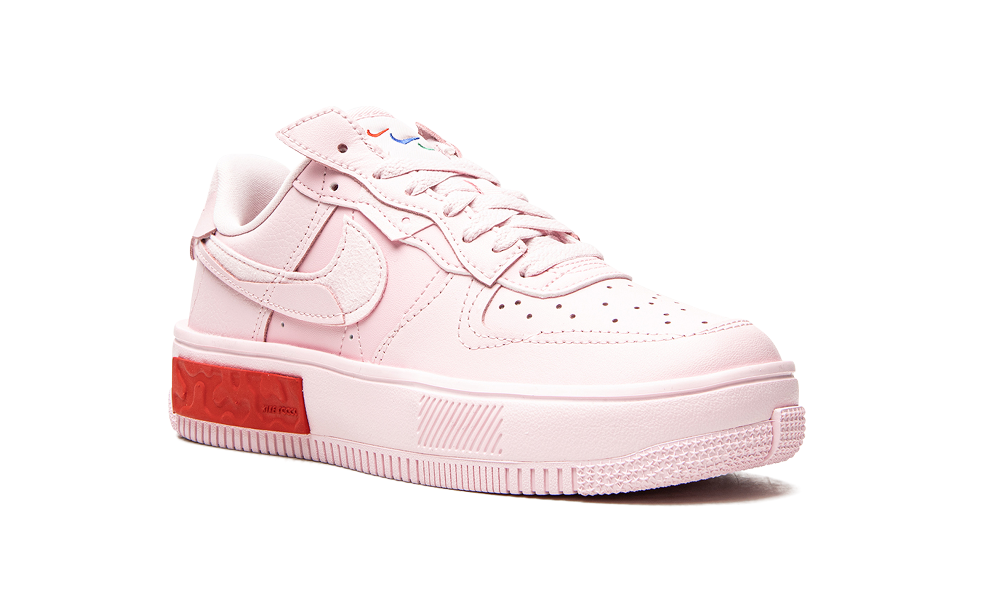 nike air force 1 low fontanka foam pink women s+DA7024-600+diagnol right view