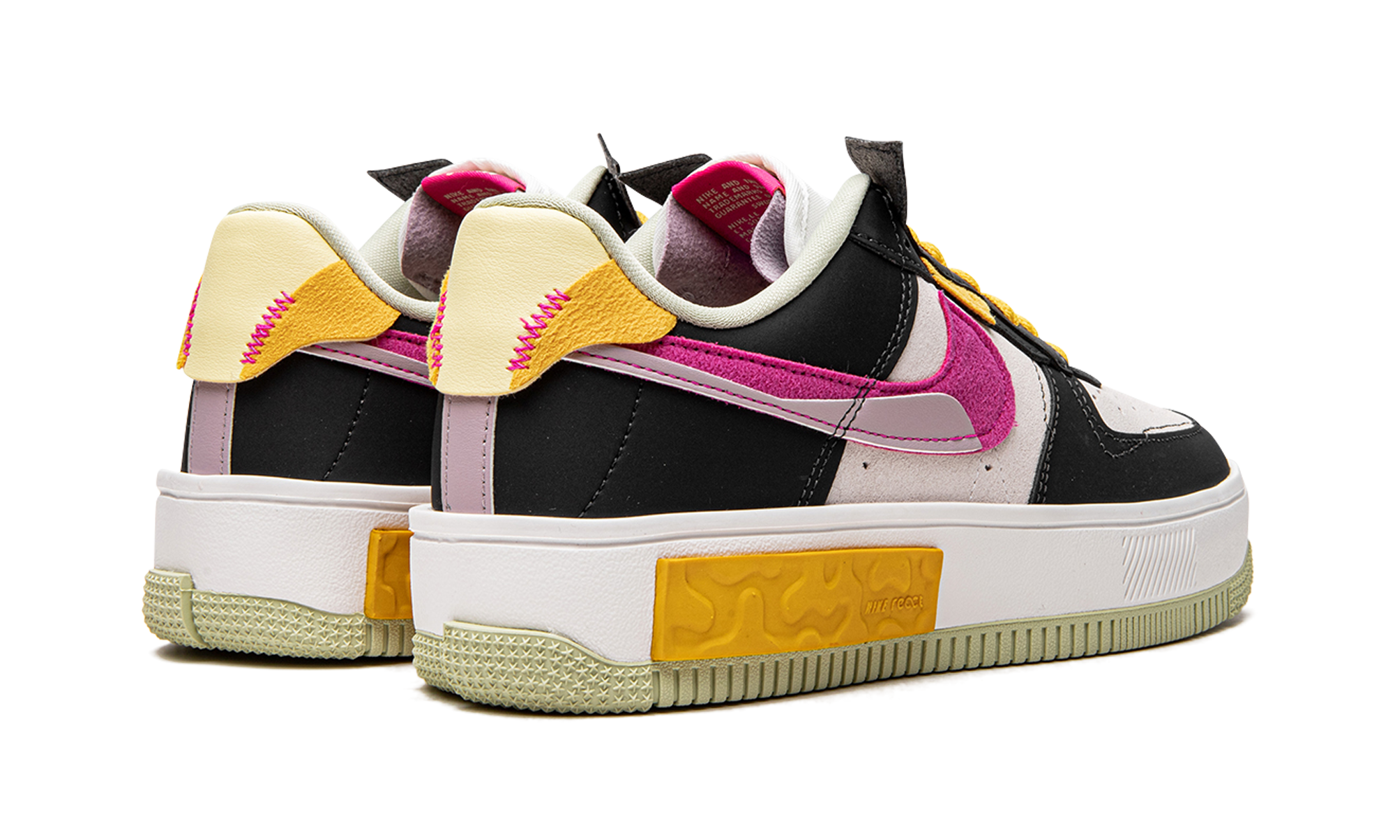 nike air force 1 low fontanka pink prime women s+DR7880-001+diagnol right behind view