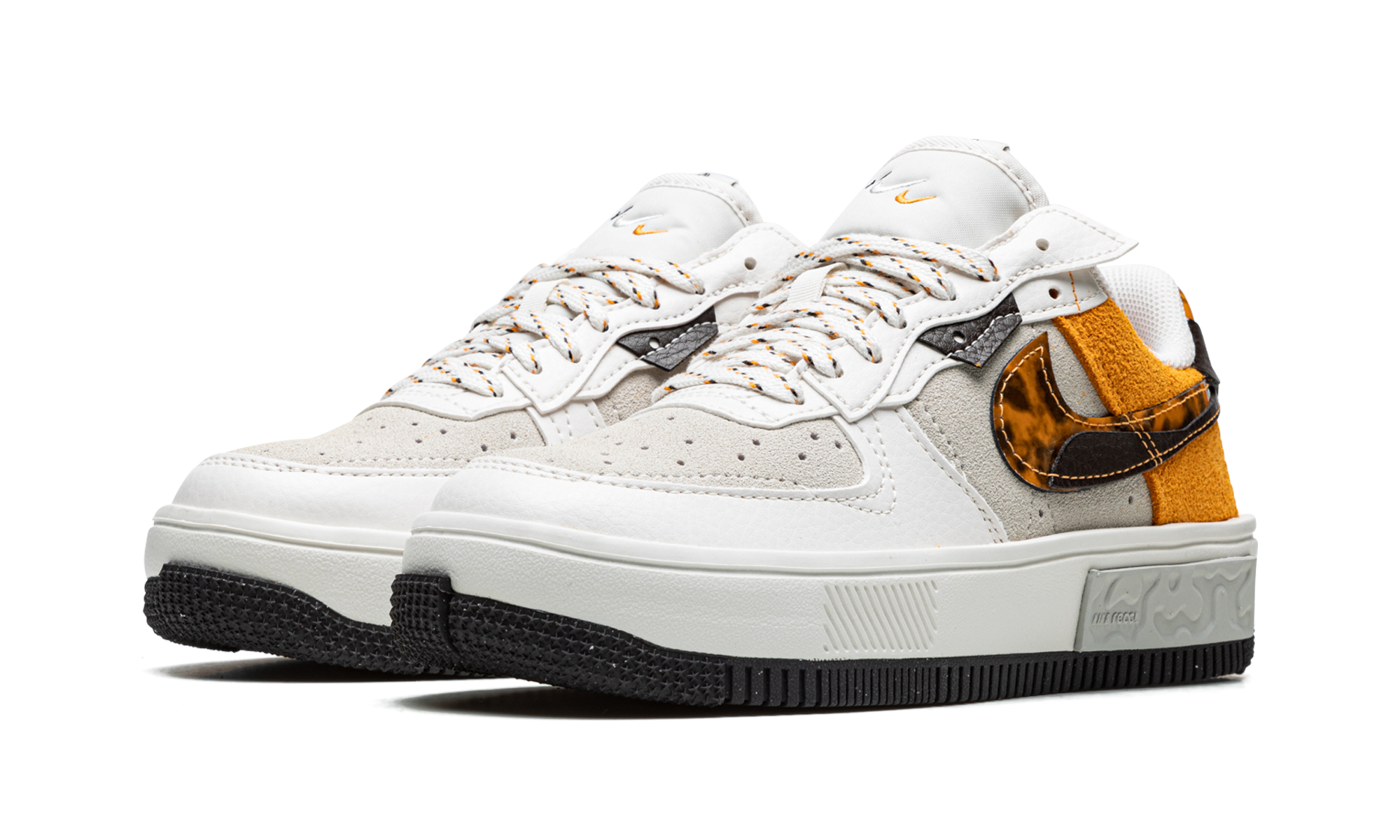 nike air force 1 low fontanka wm tortoise shell women s+DR0151-001+diagnol left view