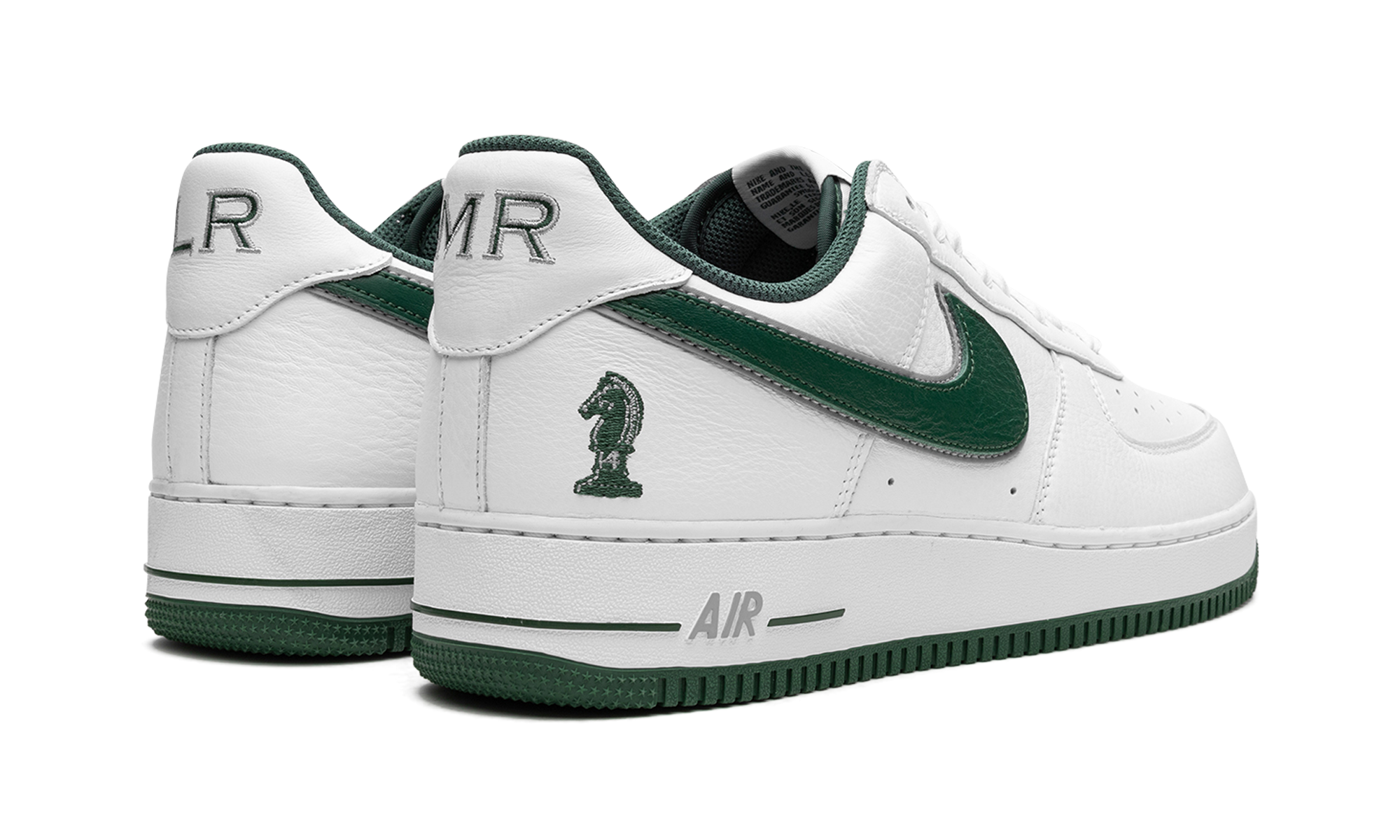 nike air force 1 low four horsemen lebron+FB9128-100+diagnol right behind view