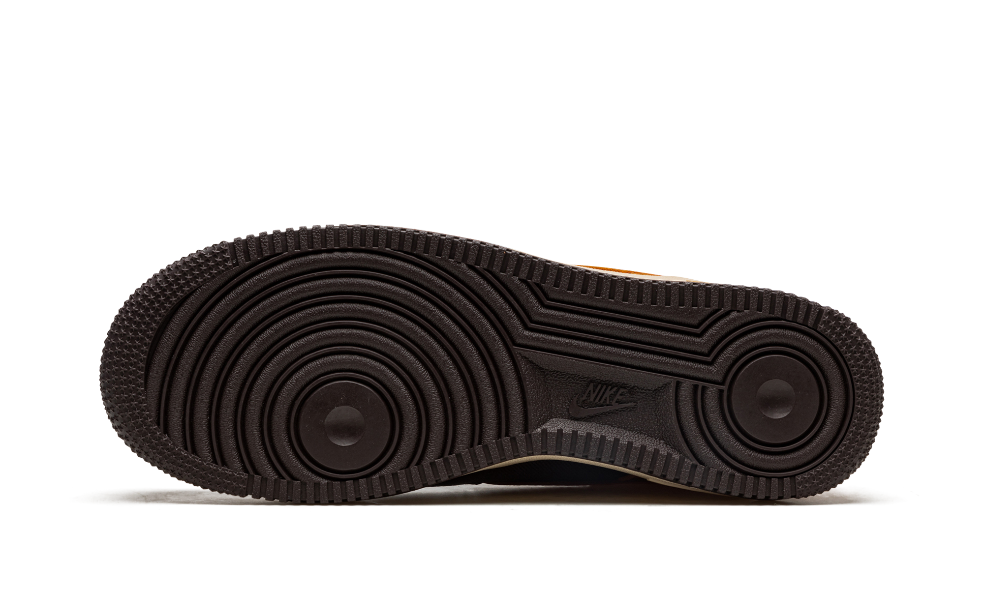 nike air force 1 low gore tex brown orange+DO2760-220+bottom view