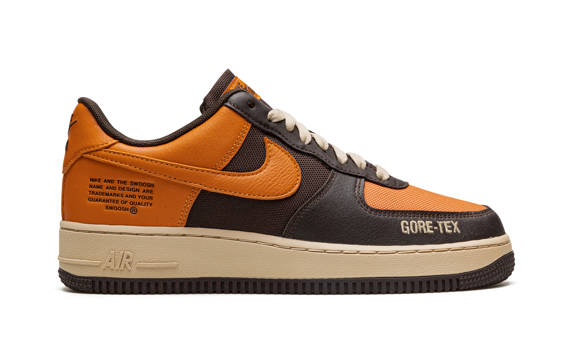 nike air force 1 low gore tex brown orange+DO2760-220+right view