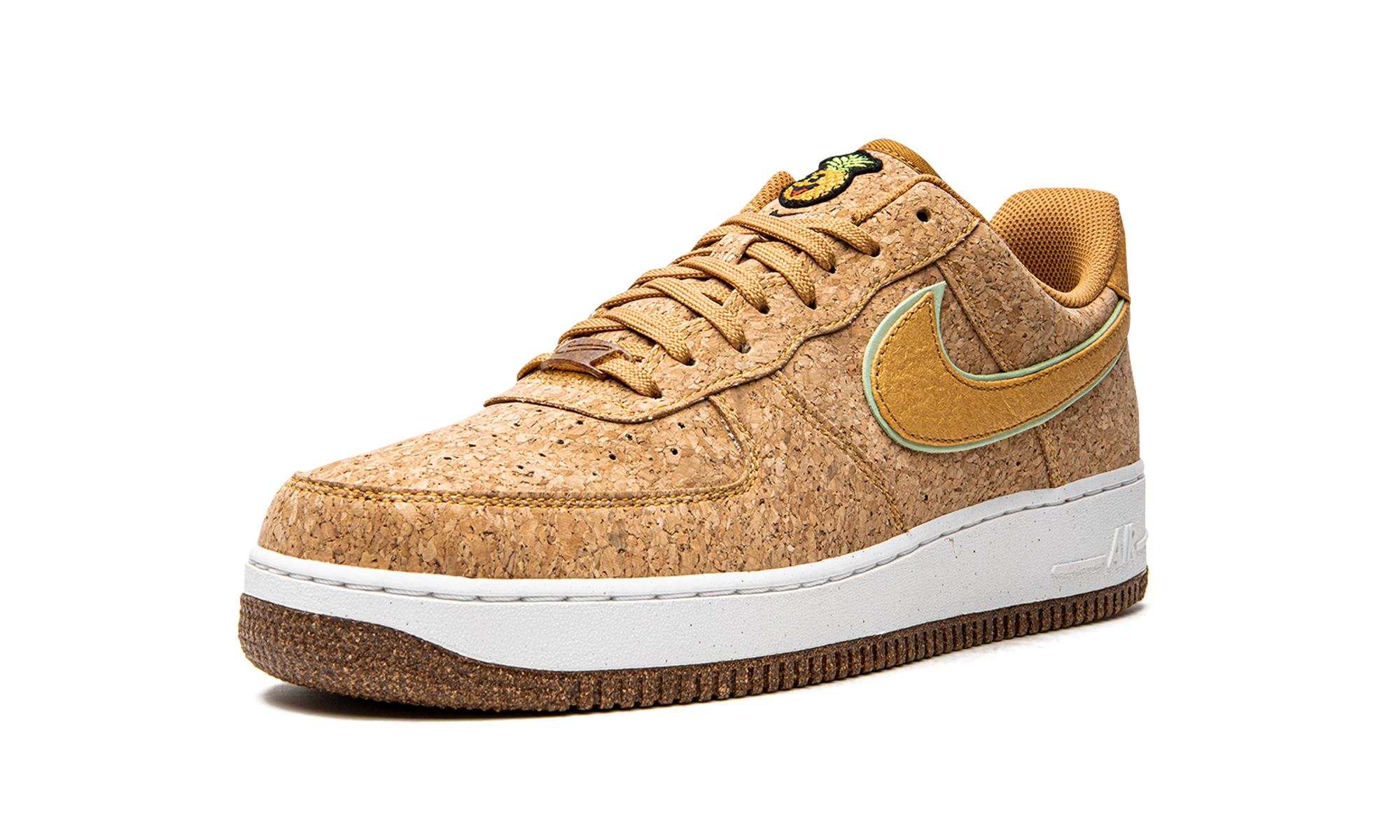 nike air force 1 low happy pineapple+DJ2536-900+left diagnol single view