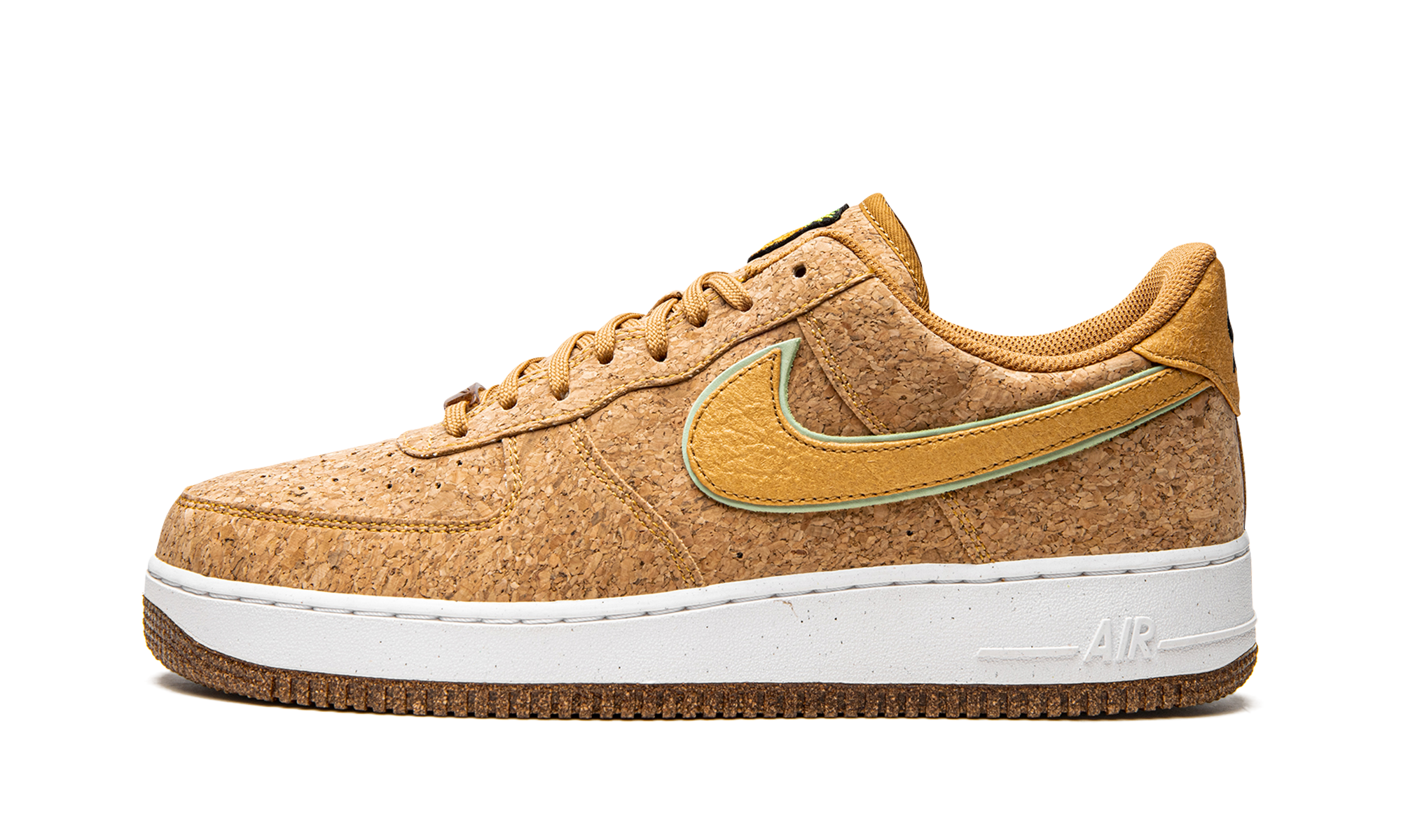 nike air force 1 low happy pineapple+DJ2536-900+diagnol right view 1