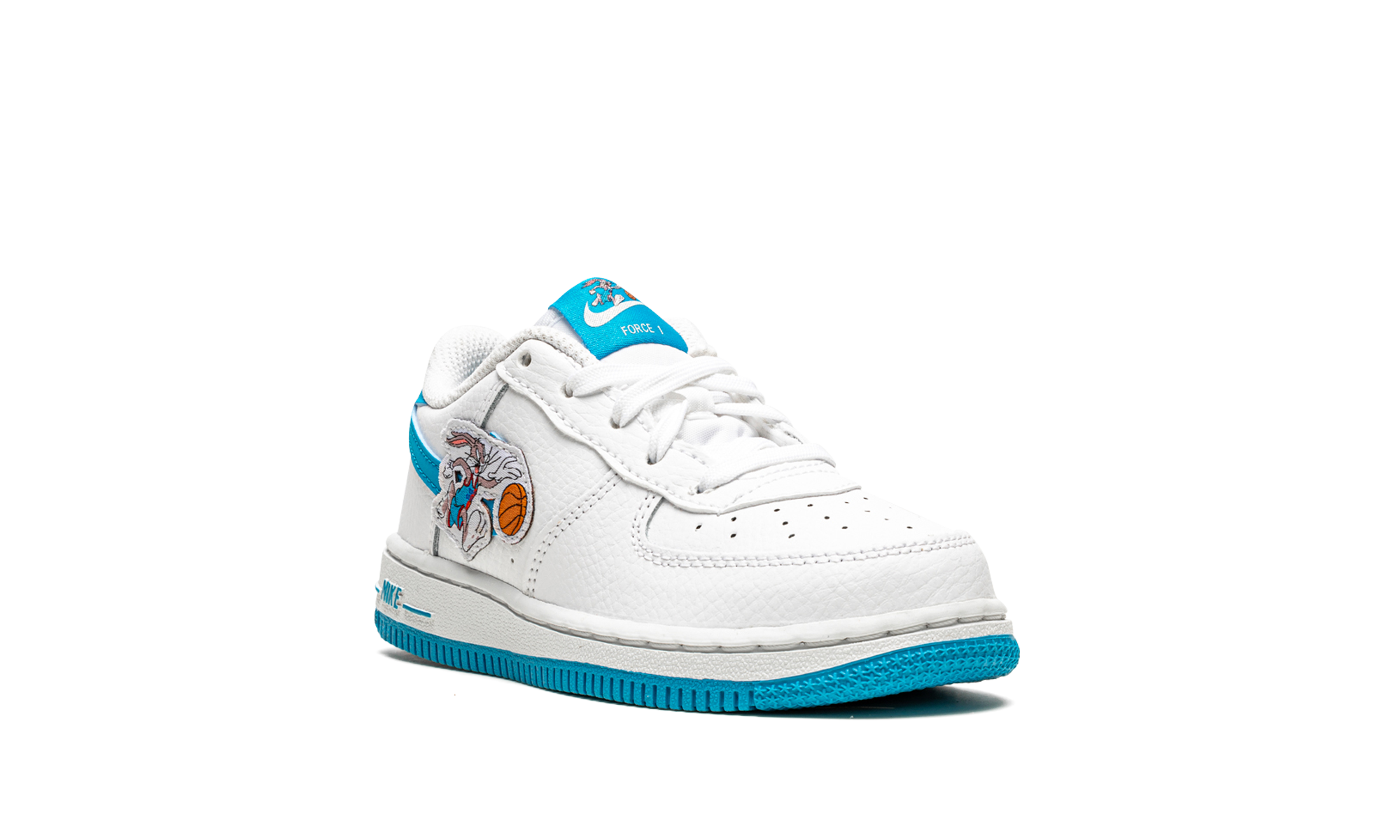 nike air force 1 low hare space jam td+DM3356-100+diagnol right view