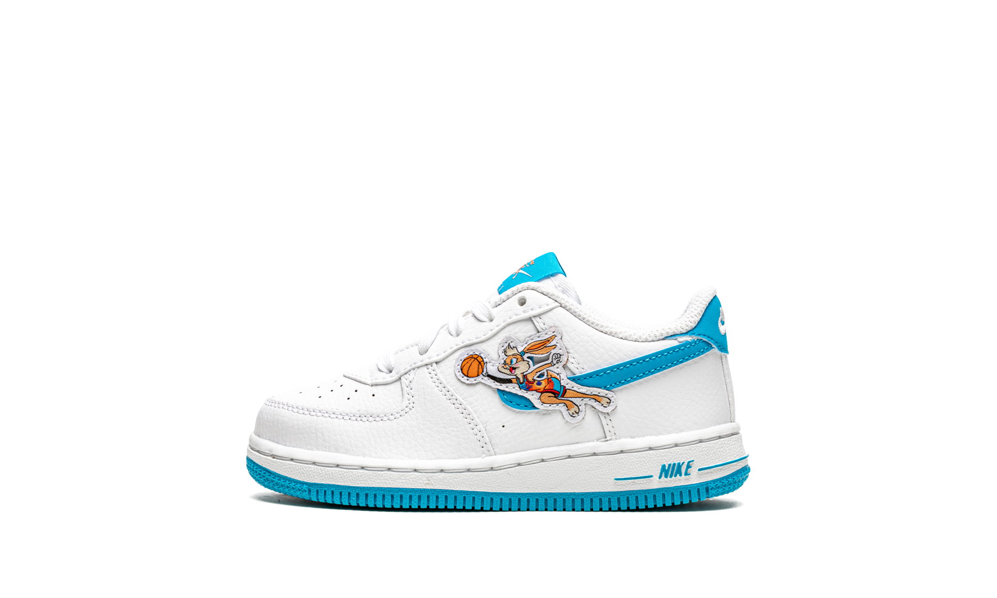 nike air force 1 low hare space jam td+DM3356-100+diagnol right view 1