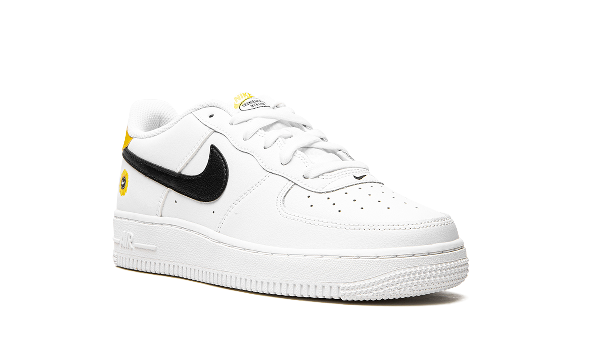 nike air force 1 low have a nike day white daisy gs+DM0983-100+diagnol right view