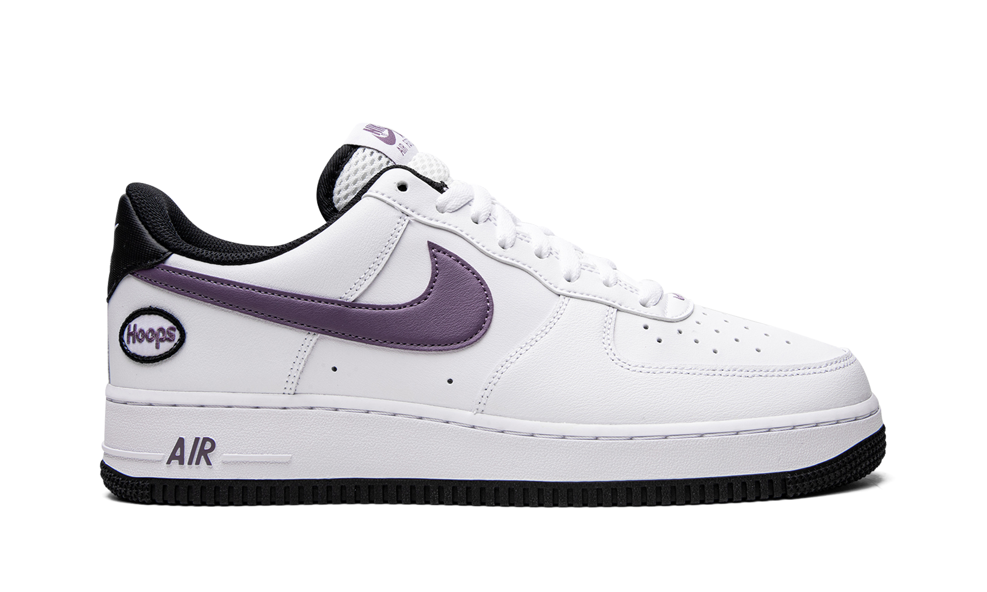 nike air force 1 low hoops white canyon purple+DH7440-100+right view