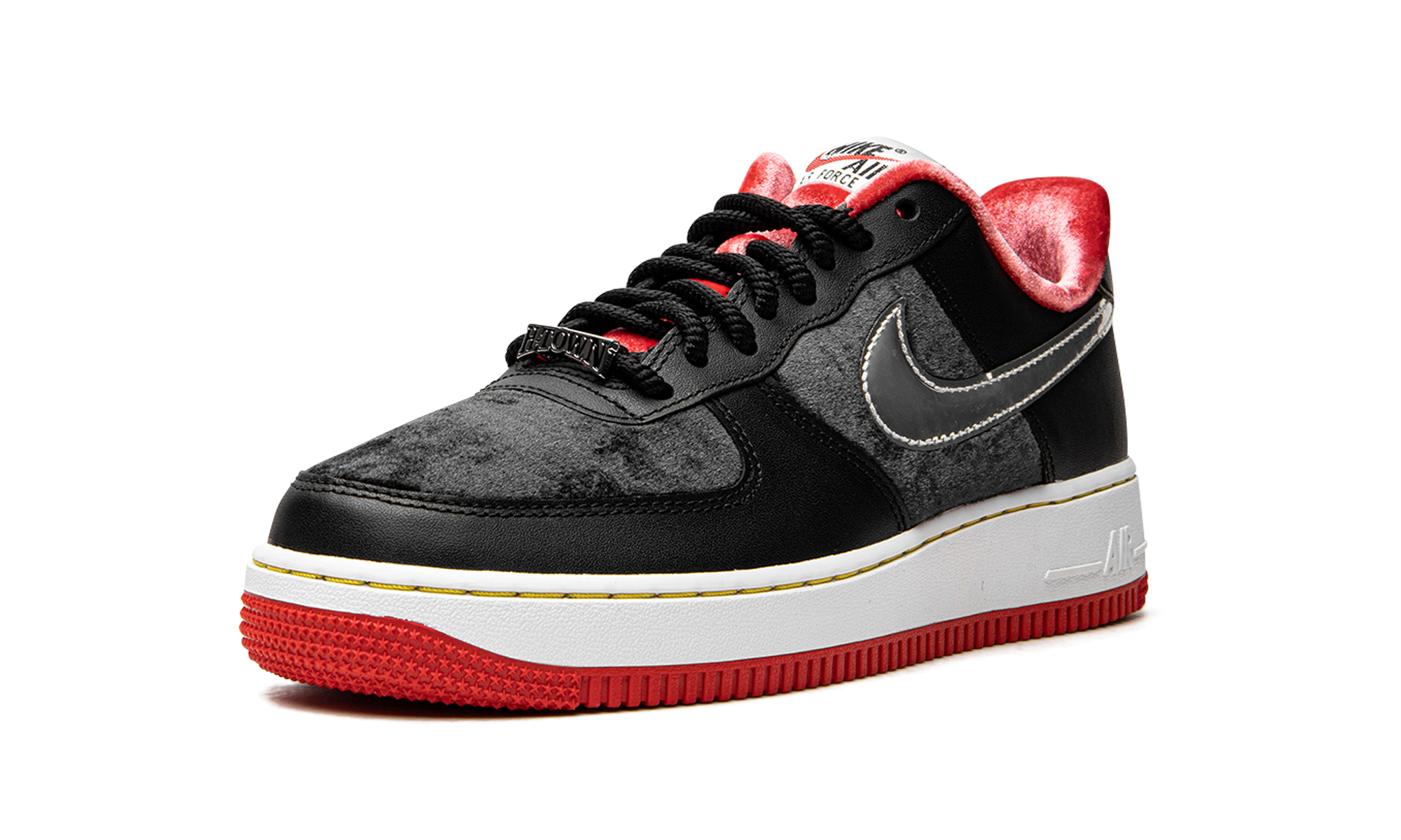 nike air force 1 low houston 2022+DZ5427-001+left diagnol single view