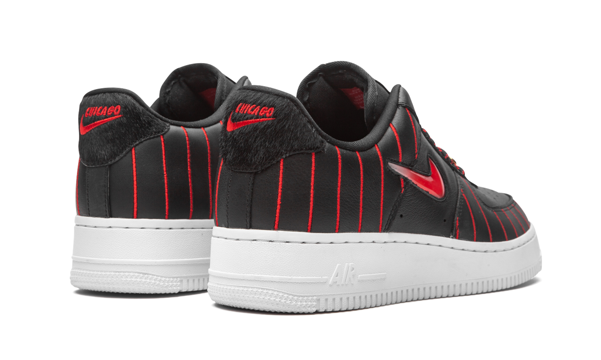 nike air force 1 low jewel chicago all star 2020 women s+CU6359-001+diagnol right behind view