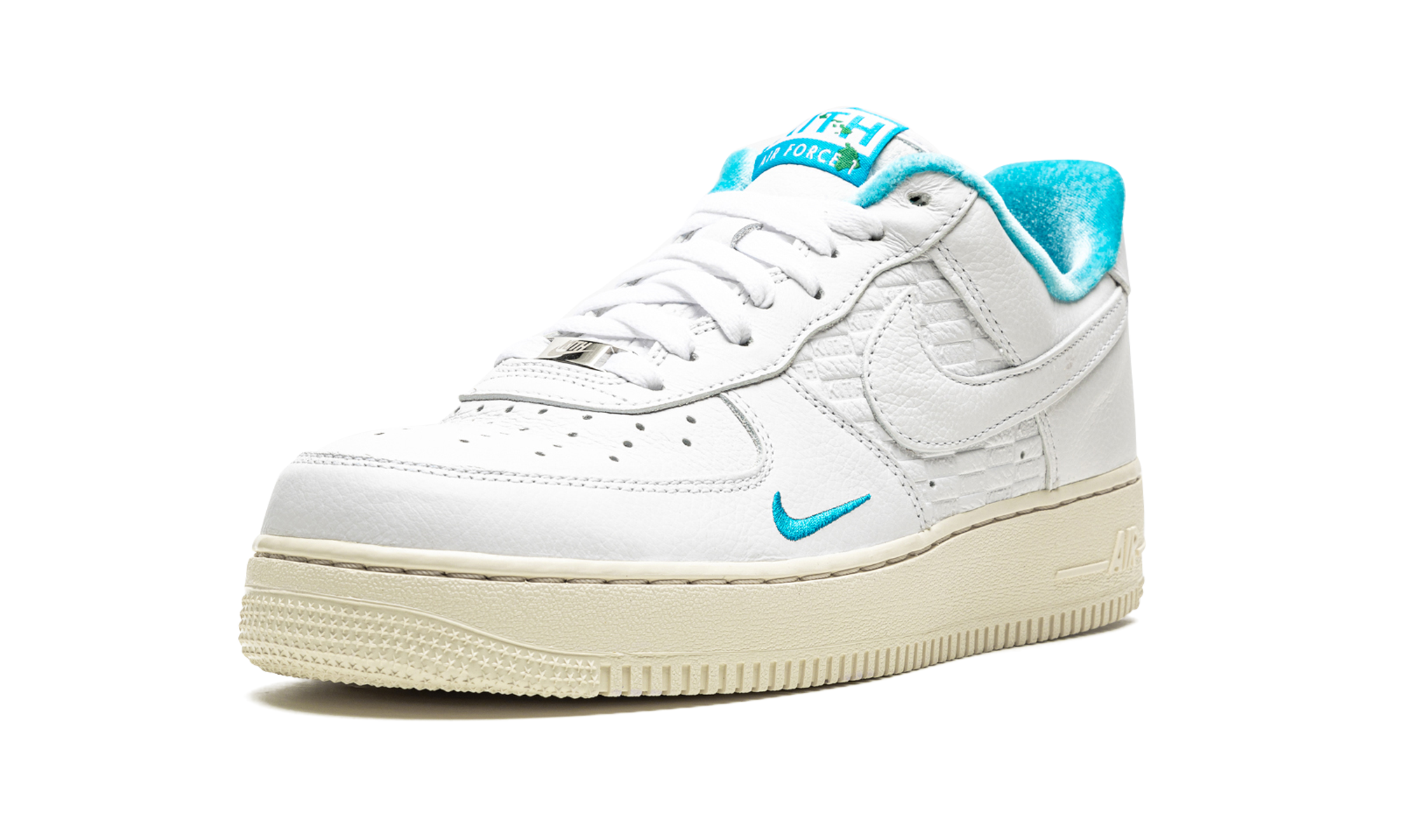 nike air force 1 low kith hawaii+DC9555-100+left diagnol single view