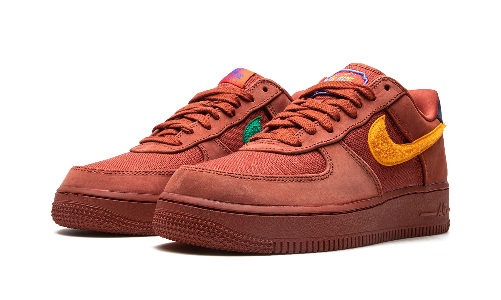 nike air force 1 low la familia+DV5153-600+diagnol left view