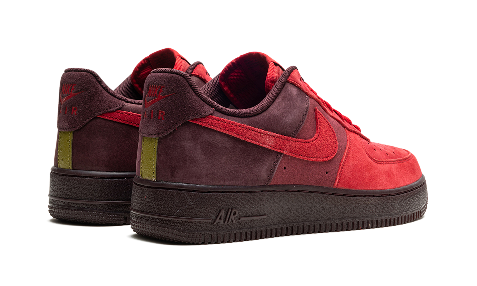 nike air force 1 low layers of love+FZ4033-657+diagnol right behind view