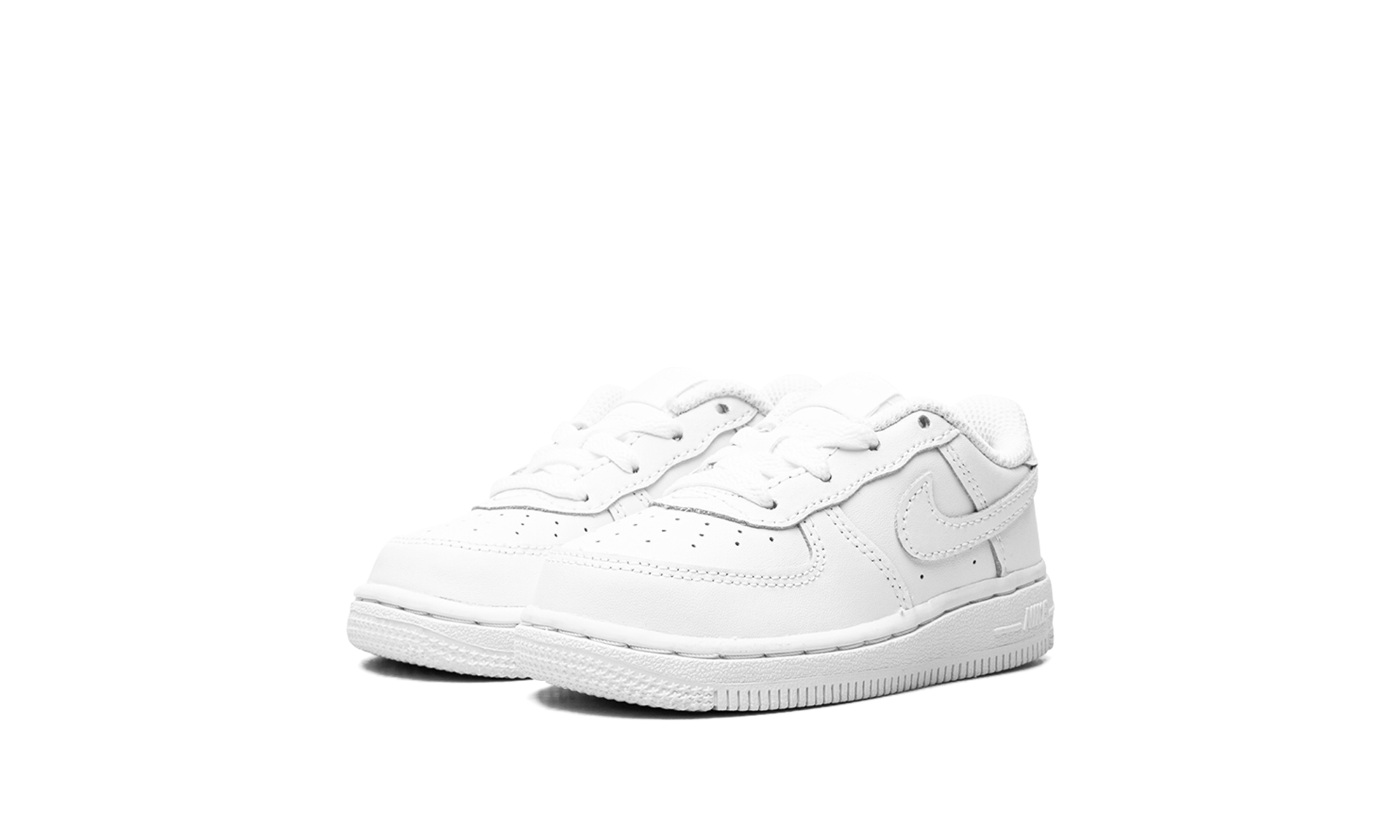 nike air force 1 low le triple white td+DH2926-111+diagnol left view