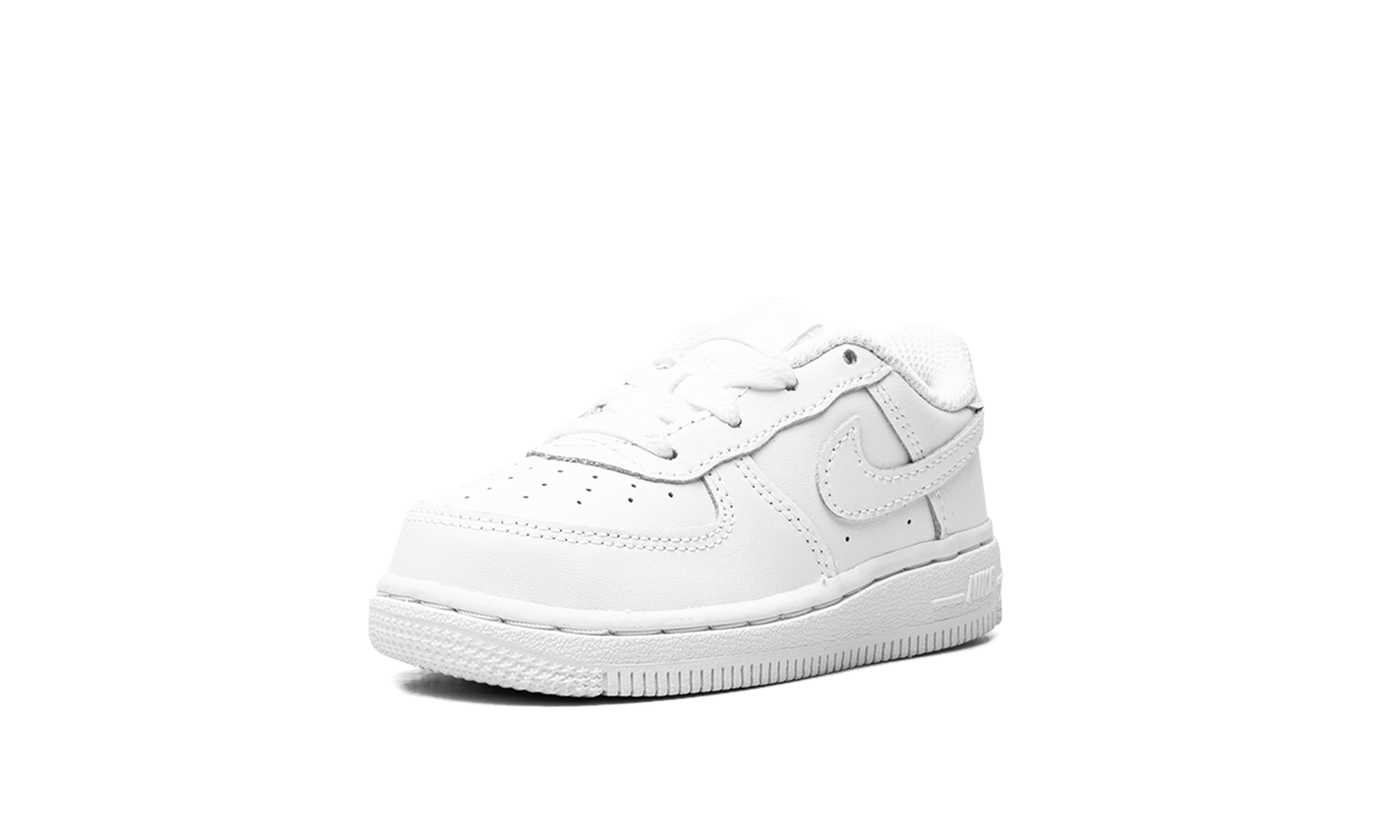 nike air force 1 low le triple white td+DH2926-111+left diagnol single view