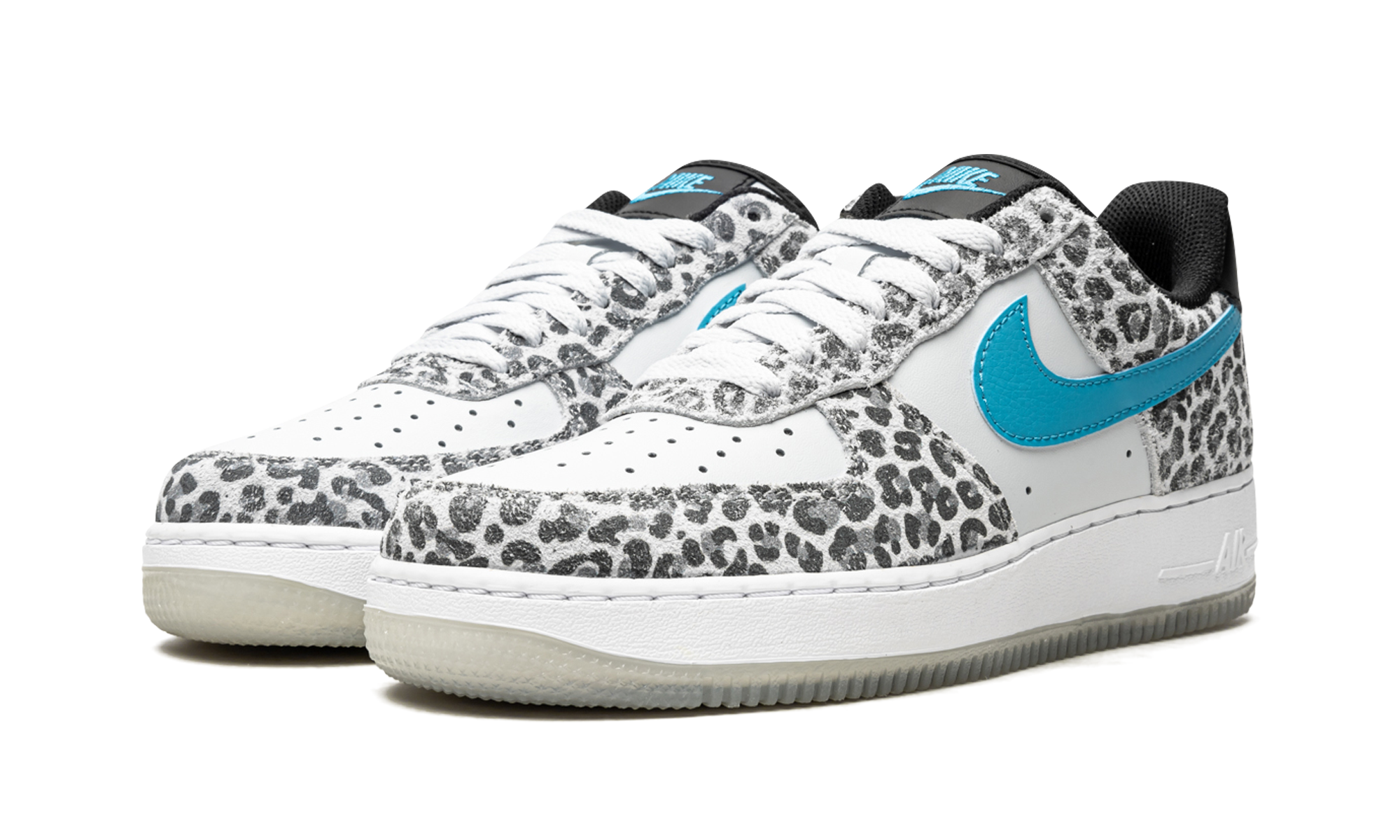 nike air force 1 low leopard+DJ6192-001+diagnol left view