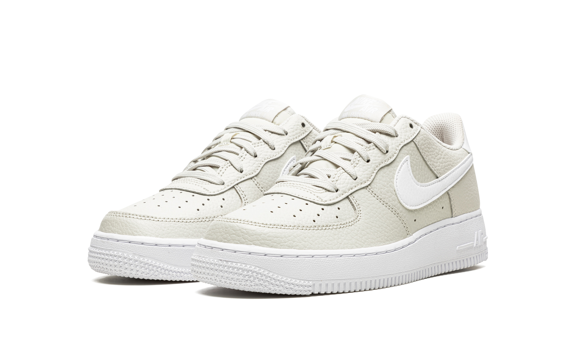 nike air force 1 low light bone gs+CT3839-001+diagnol left view