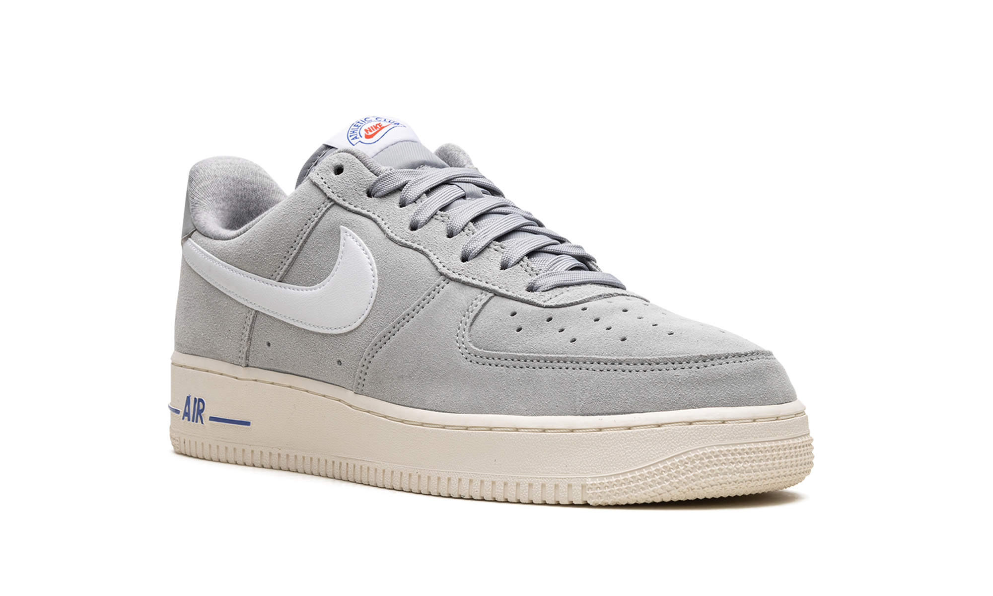 nike air force 1 low light smoke grey white sail hyper royal+DH7435-001+diagnol right view 1