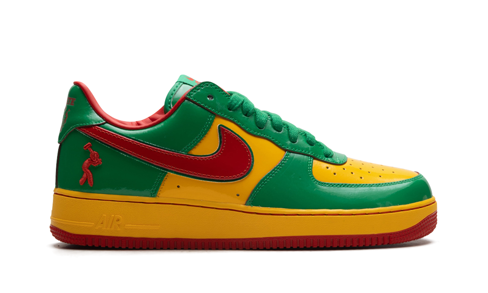 nike air force 1 low lil yachty concrete boys lucky green+IH4383-300+right view
