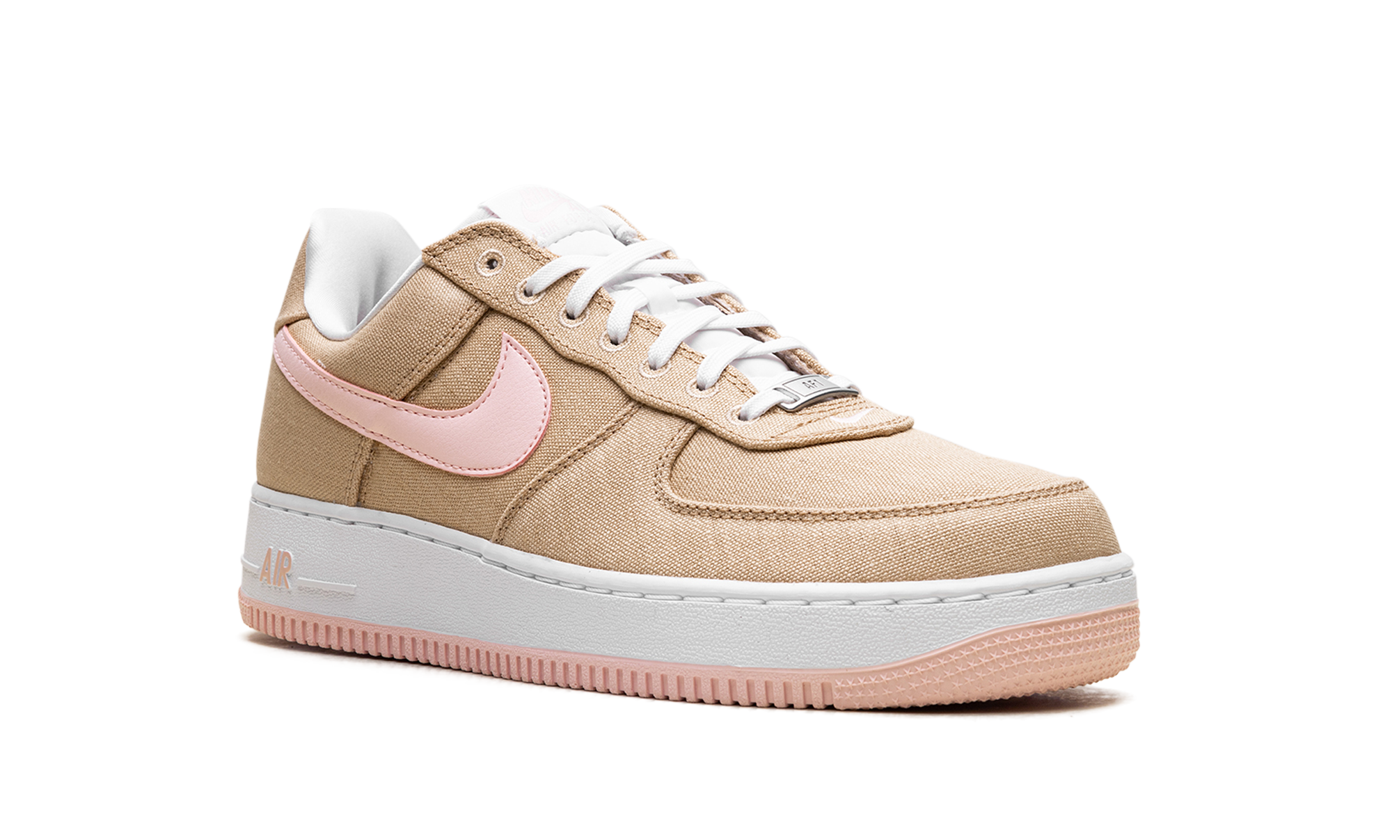 nike air force 1 low linen canvas+HV2021-200+diagnol right view