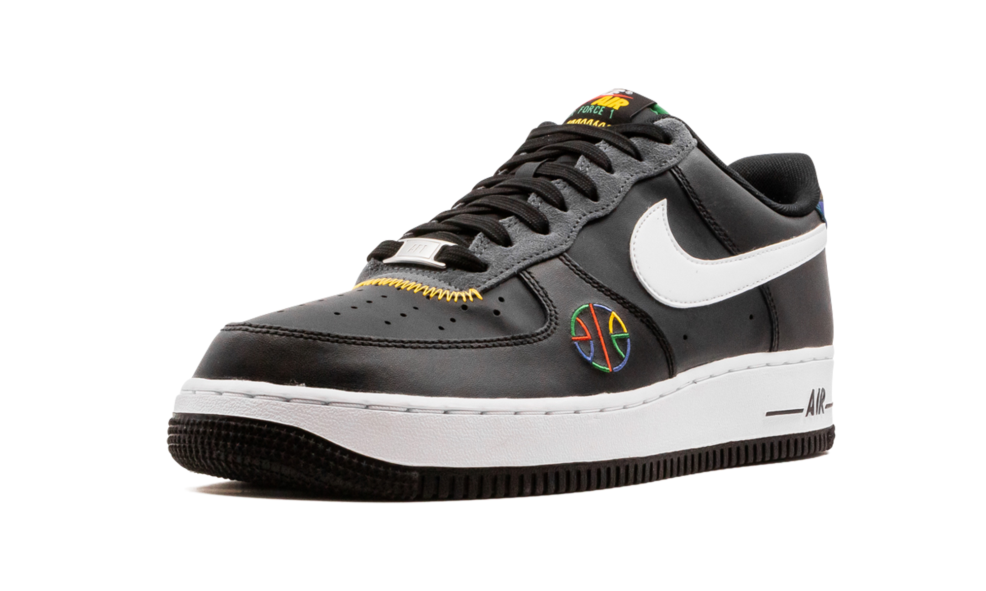 nike air force 1 low live together play together peace+DC1483-001+left diagnol single view