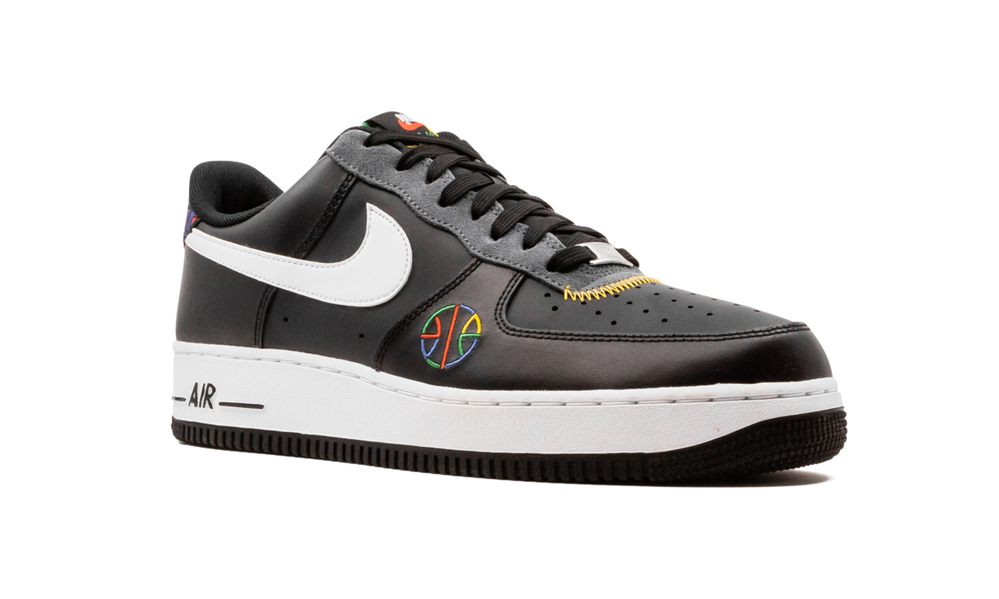nike air force 1 low live together play together peace+DC1483-001+diagnol right view