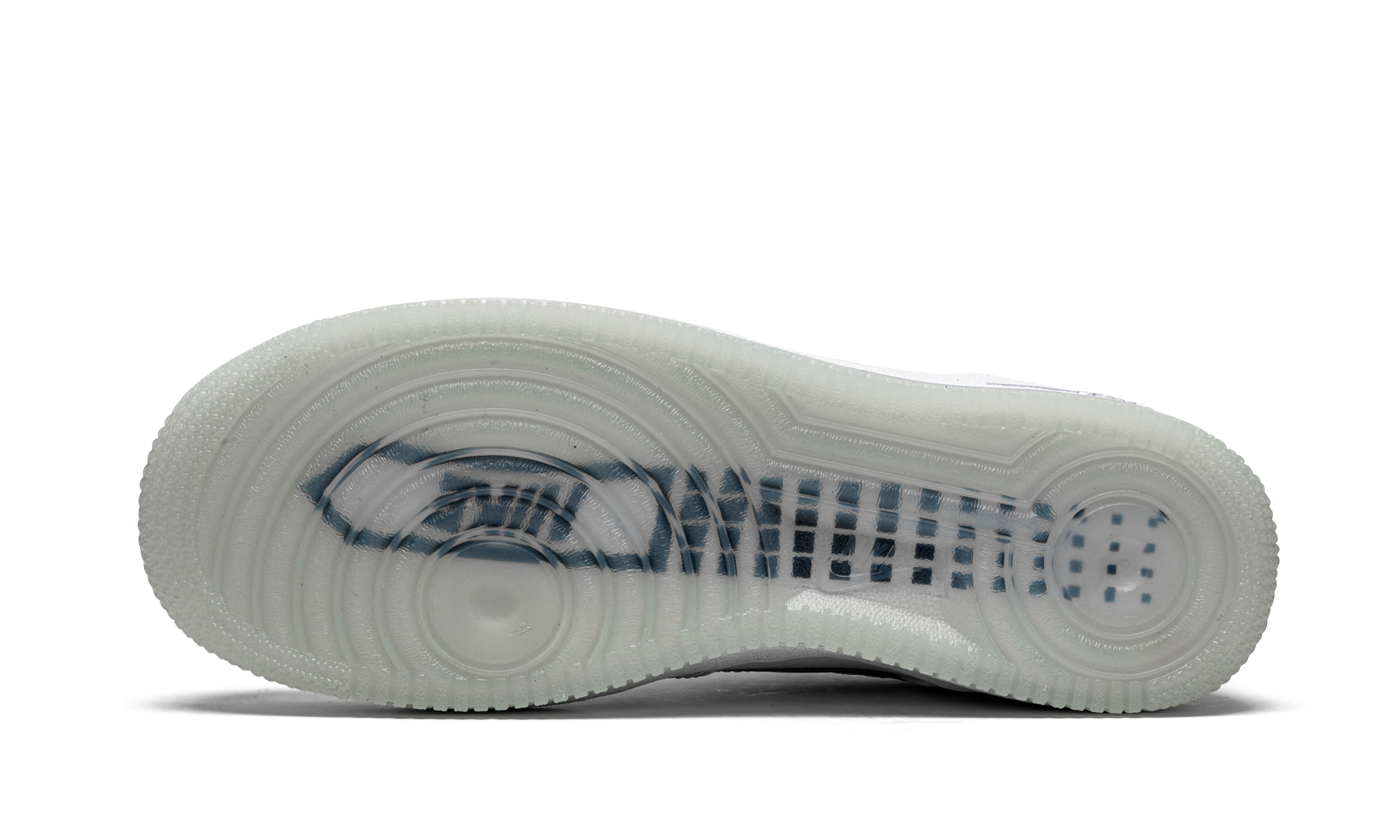 nike air force 1 low lv8 ksa white glacier blue gs+CW5909-100+bottom view