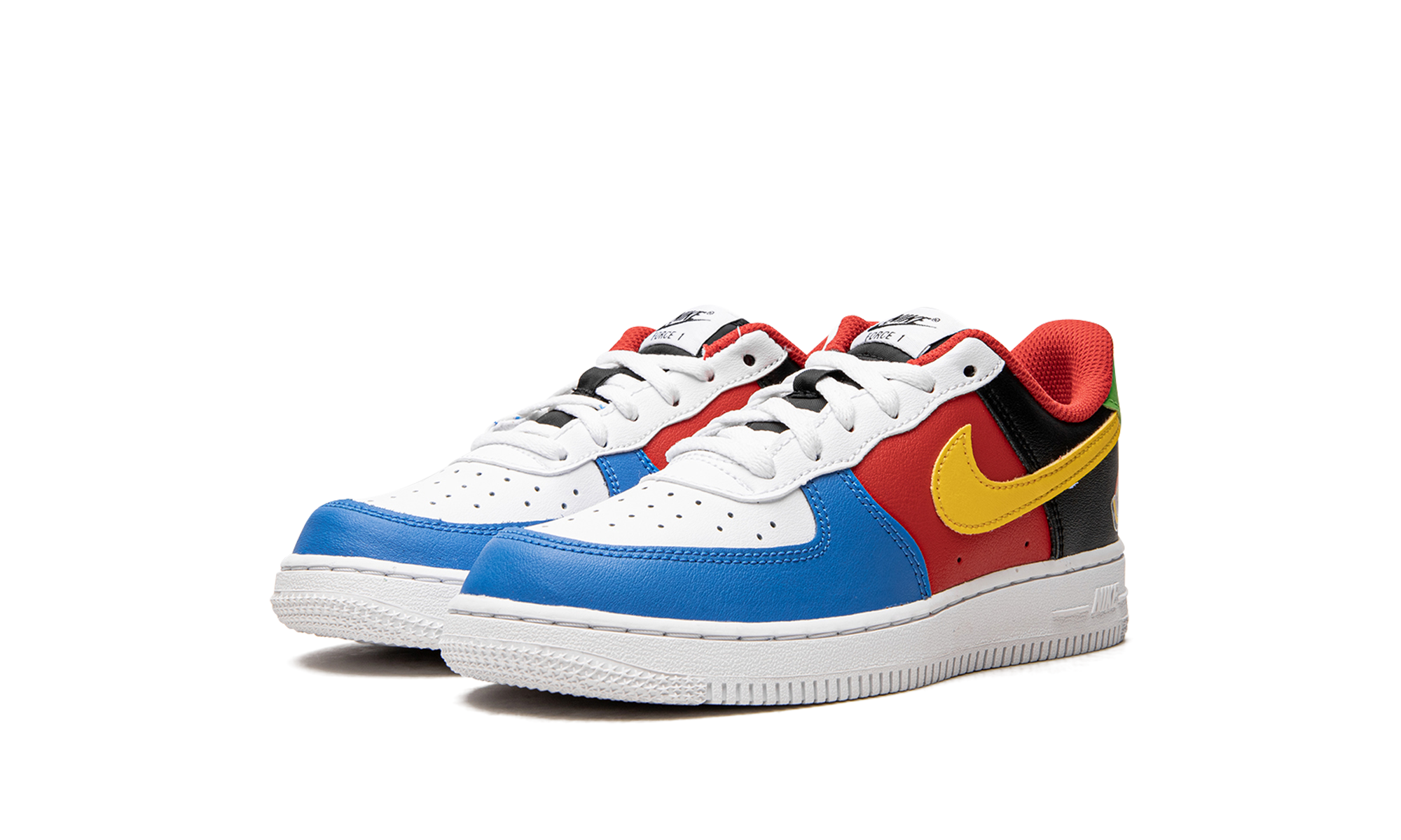 nike air force 1 low lv8 qs uno ps+DO6635-100+diagnol left view