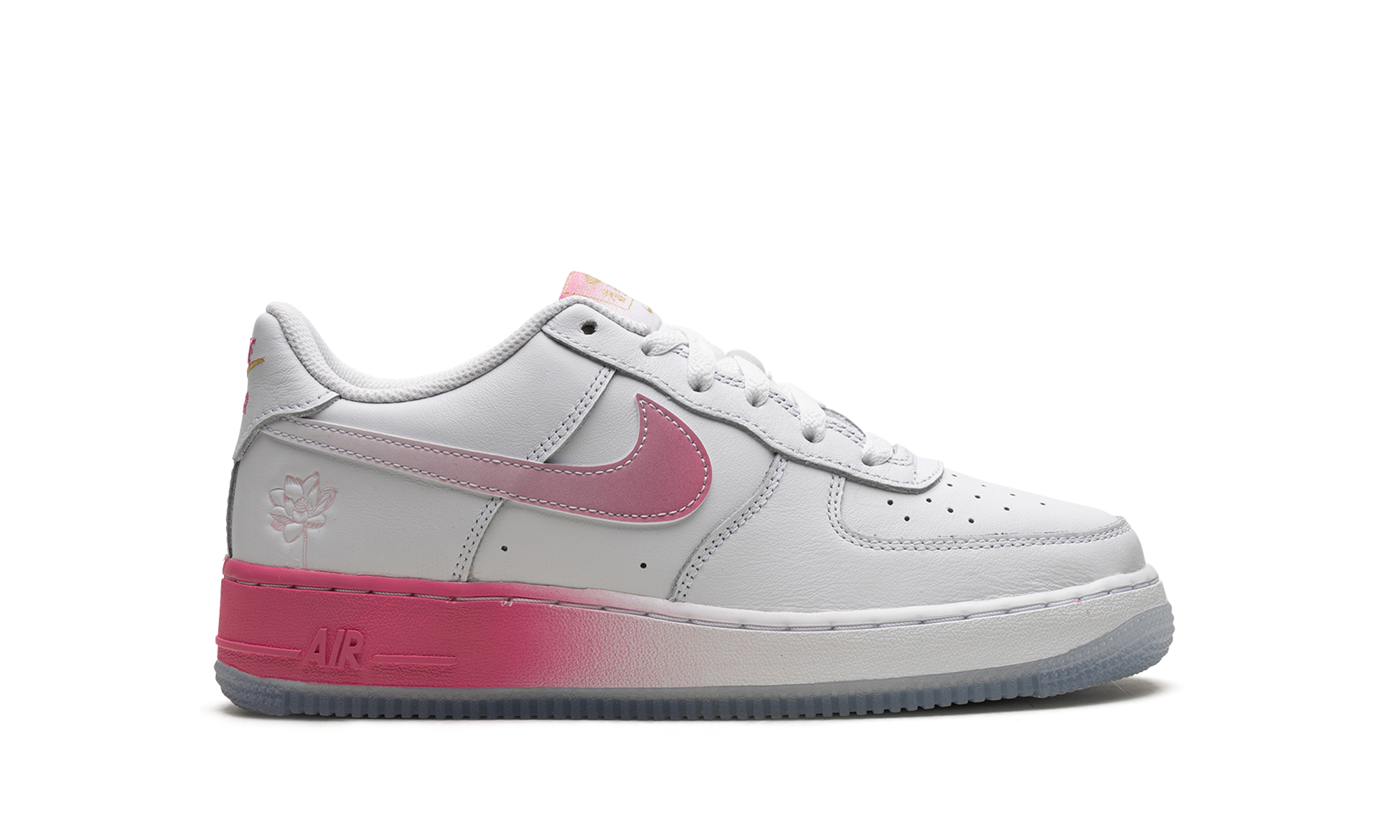 nike air force 1 low lv8 san francisco chinatown lotus flower gs+FD1023-100+right view