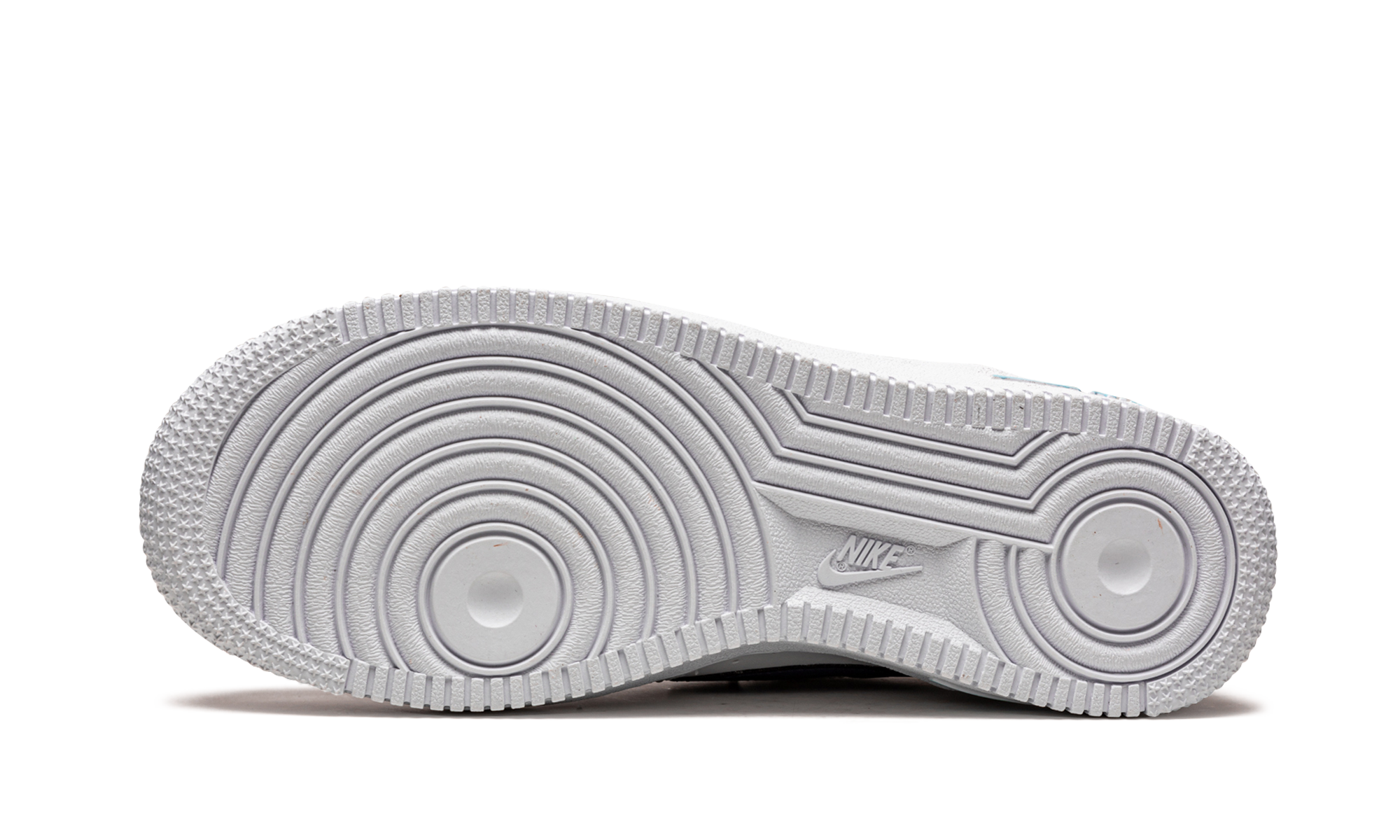 nike air force 1 low lv8 white dark purple gs+DC8188-100+bottom view
