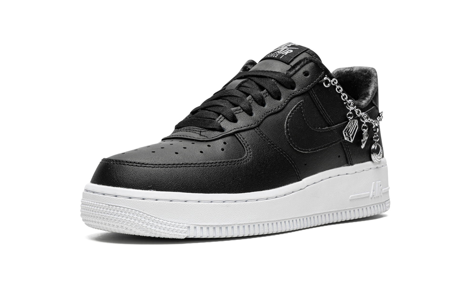 nike air force 1 low lx black pendant women s+DD1525-001+left diagnol single view