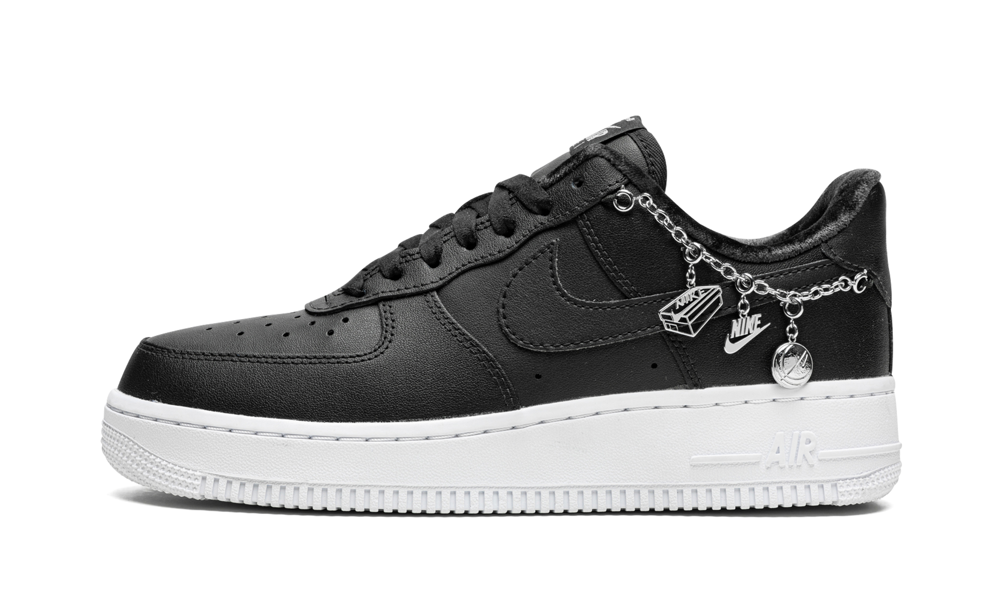 nike air force 1 low lx black pendant women s+DD1525-001+diagnol right view 1